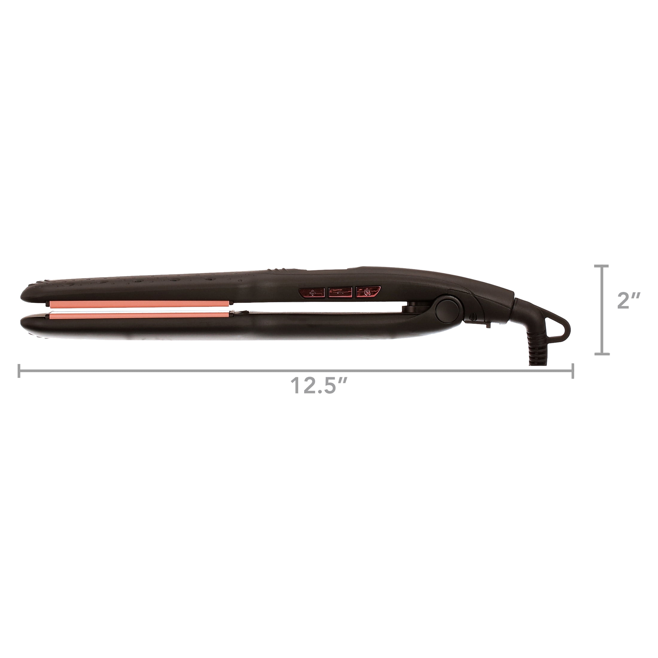 Kim Kimble Infrared Professional 2" Ceramic Tourmaline Flat Iron Hair Straightener, Black - Image 3