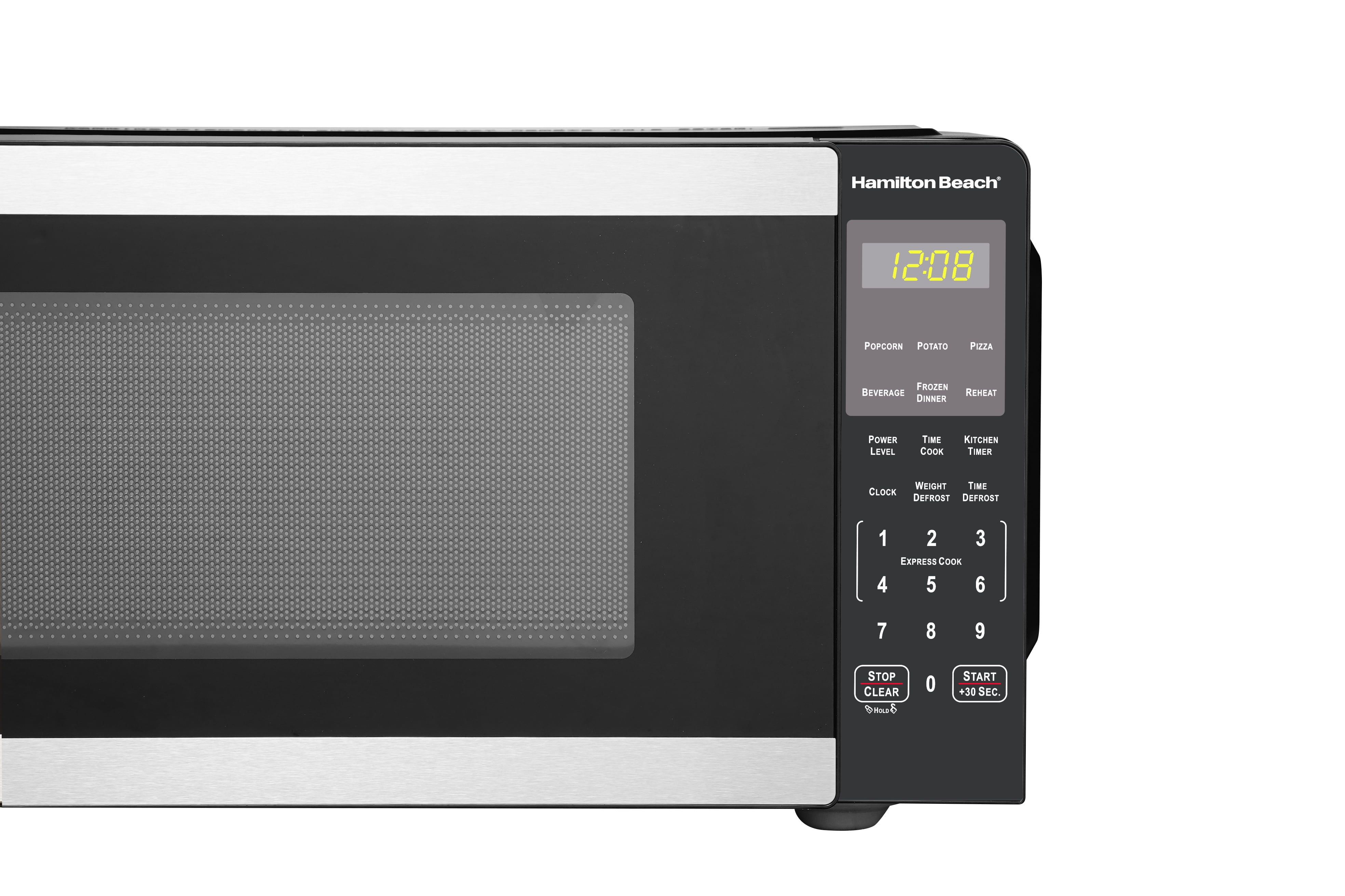 Hamilton Beach 0.9 Cu ft Countertop Microwave Oven, Stainless Steel, New - Image 13