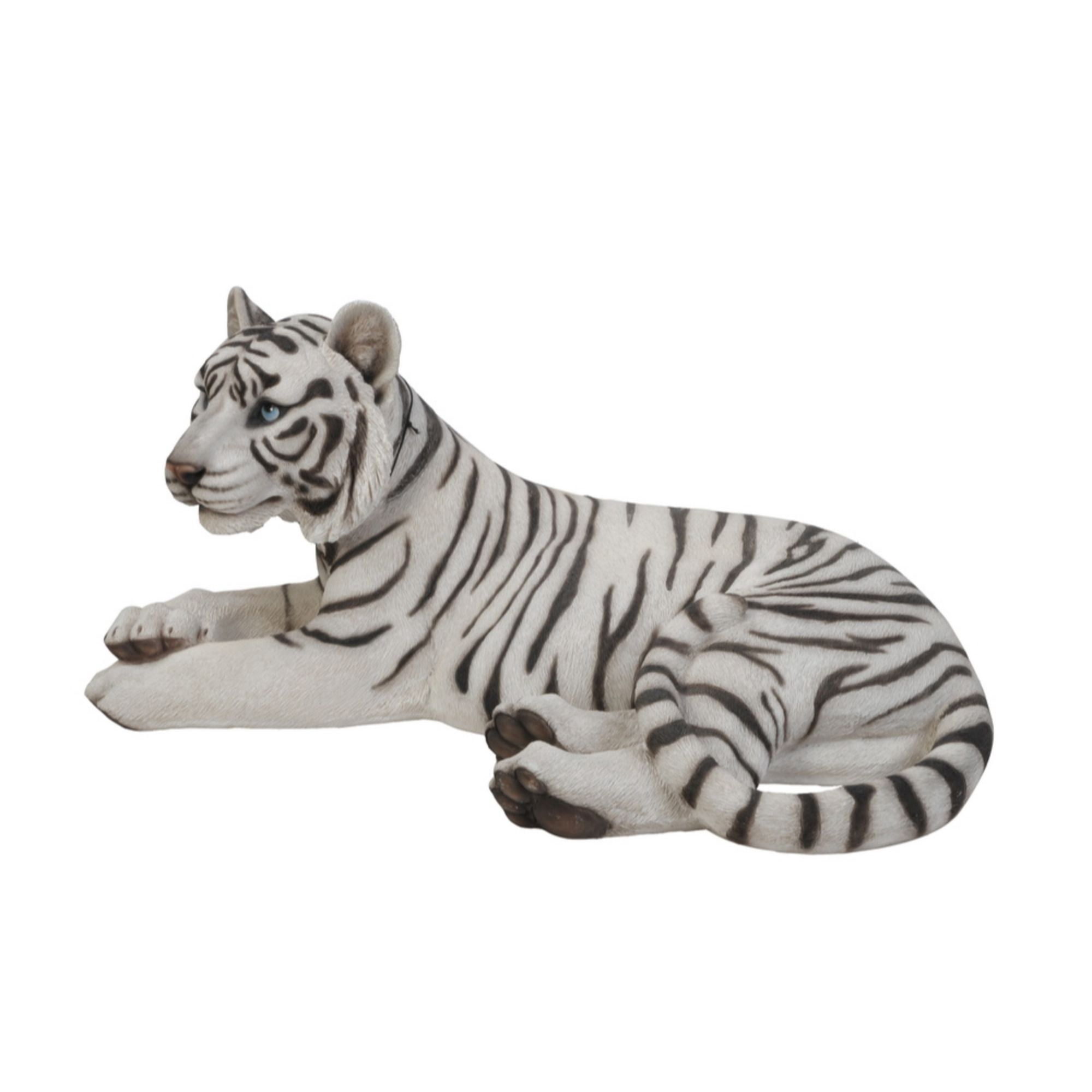 Hi-Line Gifts Tiger Laying Down Outdoor Garden Statue - 28" - Image 2