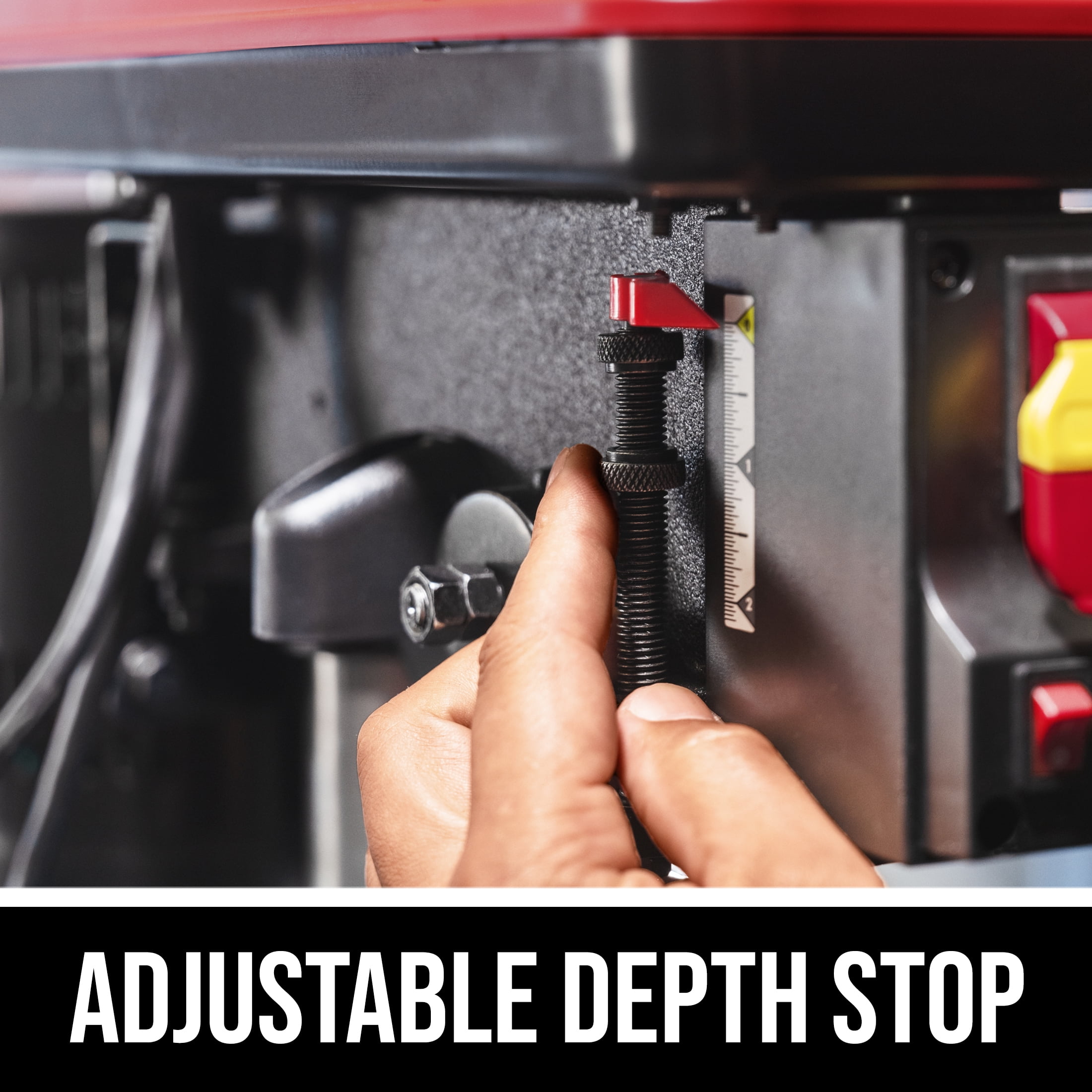 SKIL DP9505-00 6.2 Amp 10'' Corded Electric Benchtop Drill Press with Laser & LED Light, New - Image 4