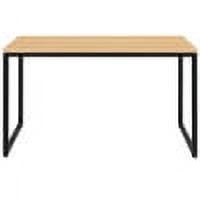 Flash Furniture Tiverton Industrial Modern Desk - Commercial Grade Office Computer Desk and Home Office Desk - 47" Long (Maple/Black) - Image 4