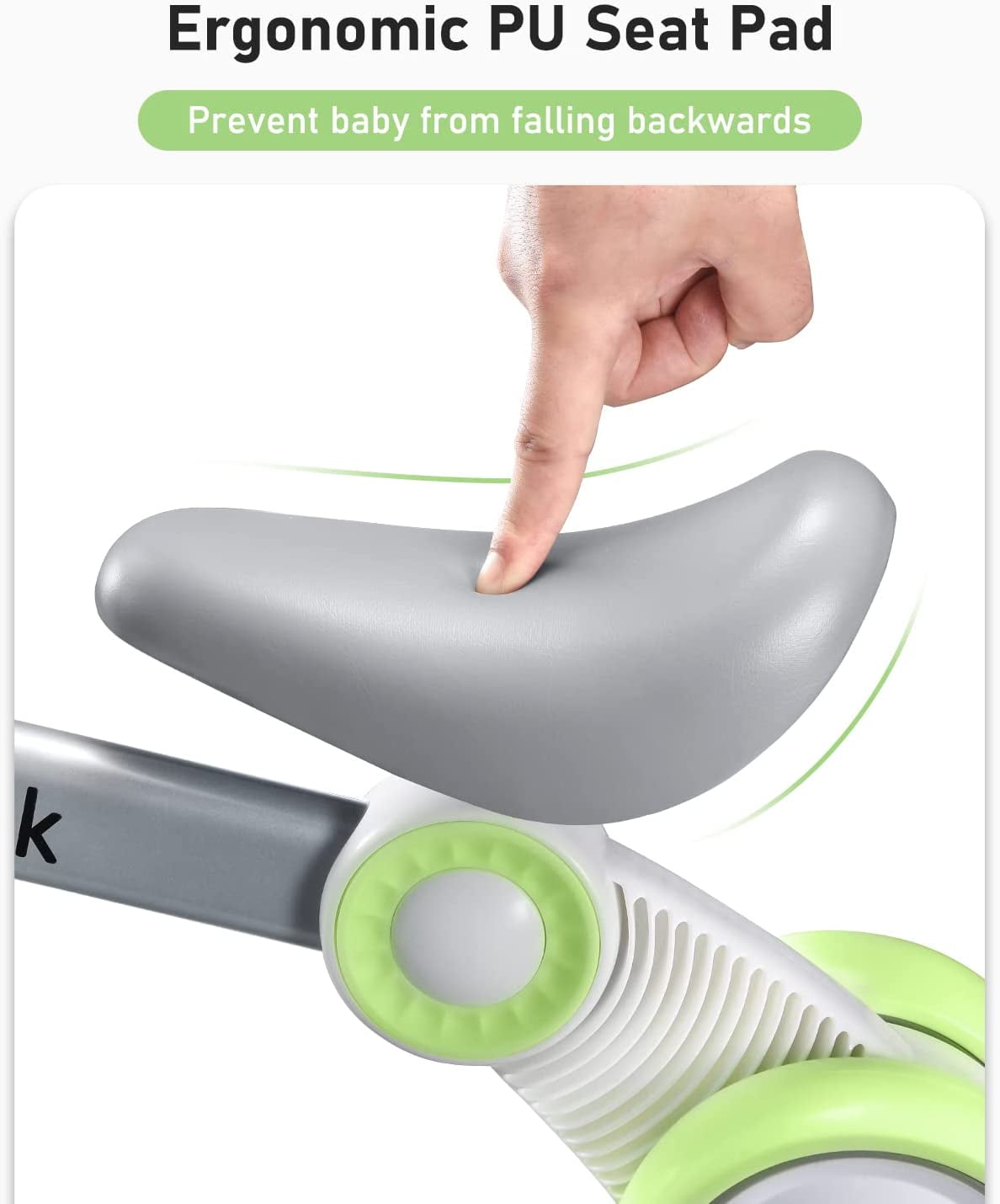 Lillilook Baby Balance Bikes with 4 Wheels for 18-36 Months, Toddler Bicycle for Boys Girls Gift - Image 4