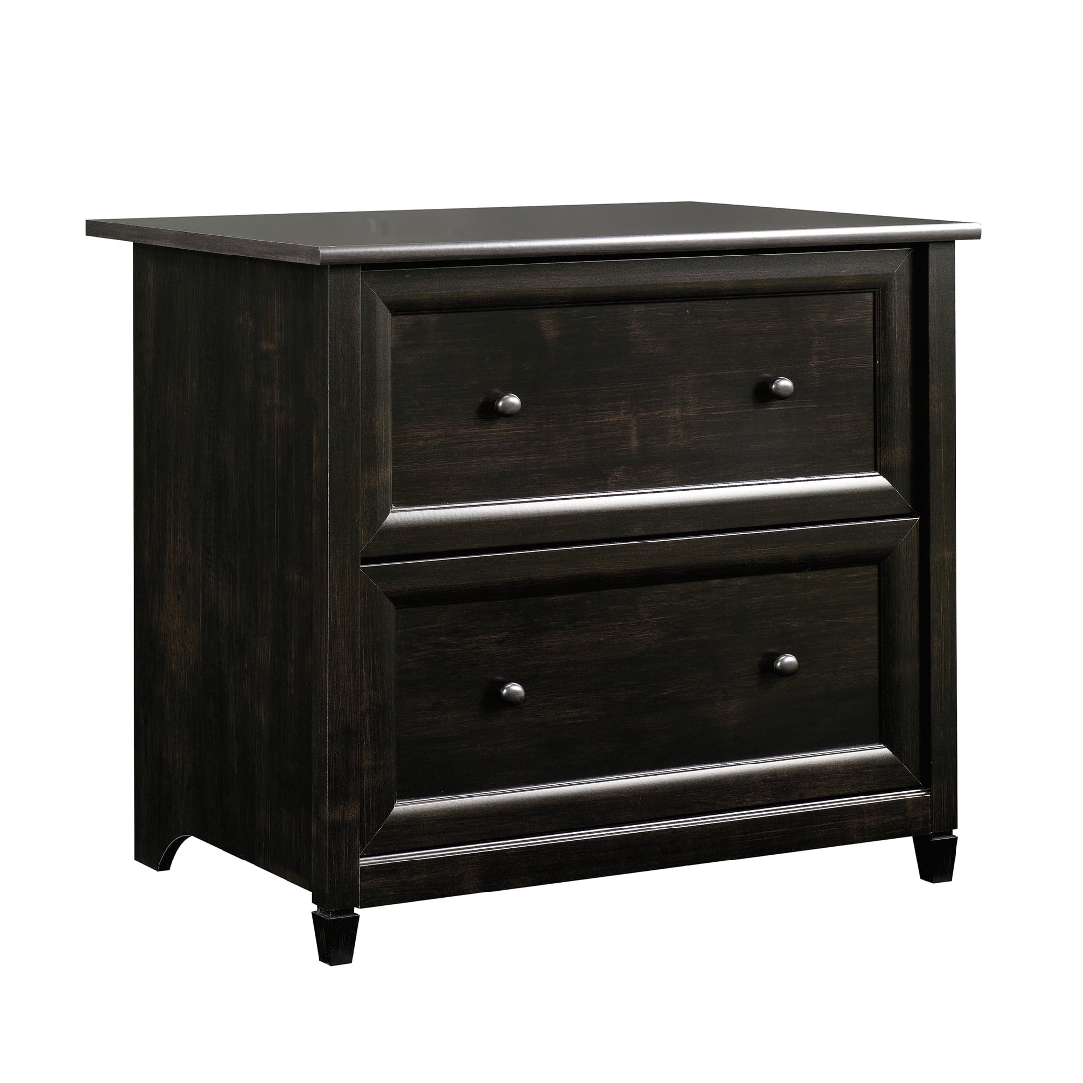 Sauder Edge Water 2-Drawer File Cabinet, Black Finish - Image 3