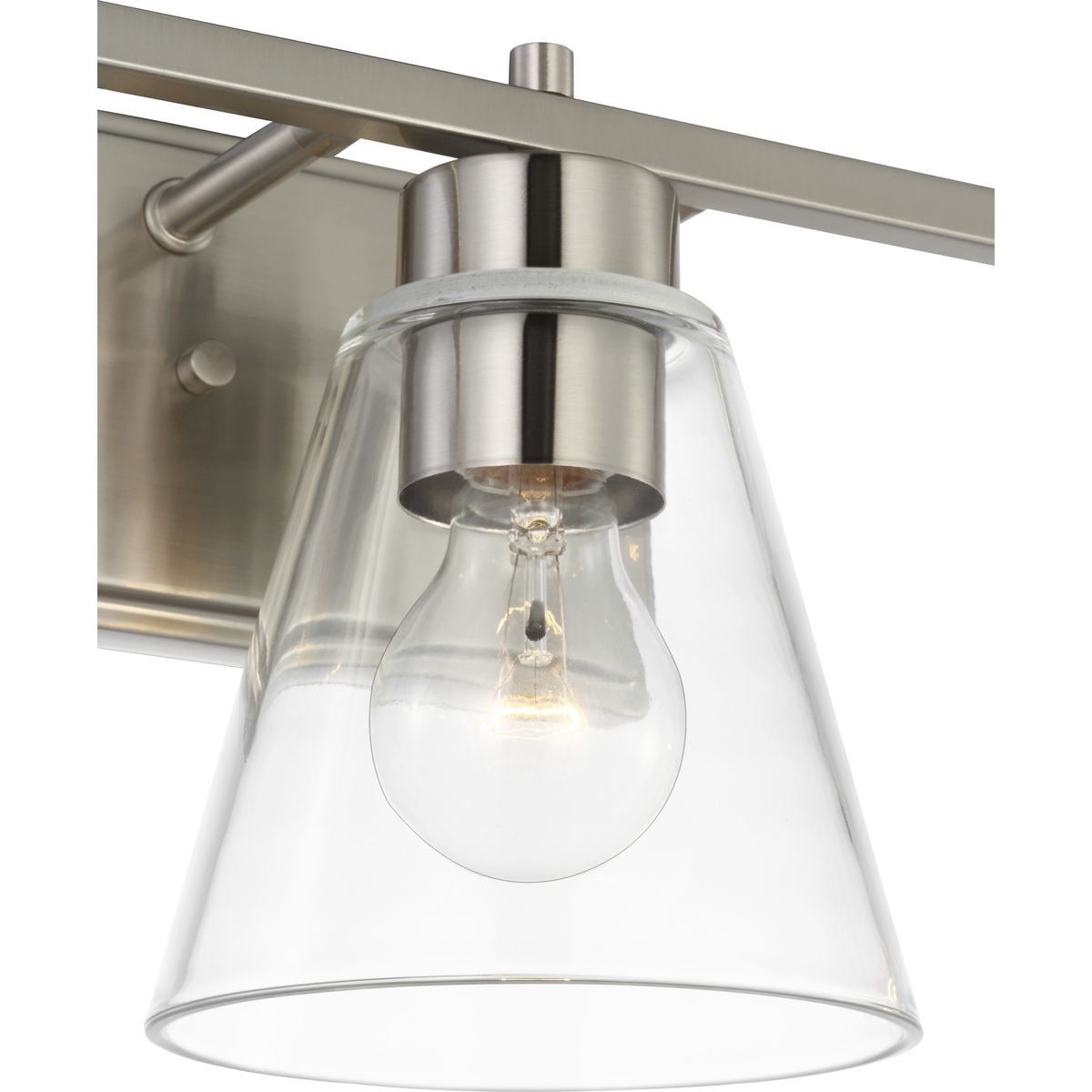 Better Homes and Gardens 22" Modern Dimmable 3-Light Vanity, Silver, Medium Base Bulb, Bathroom Light - Image 17