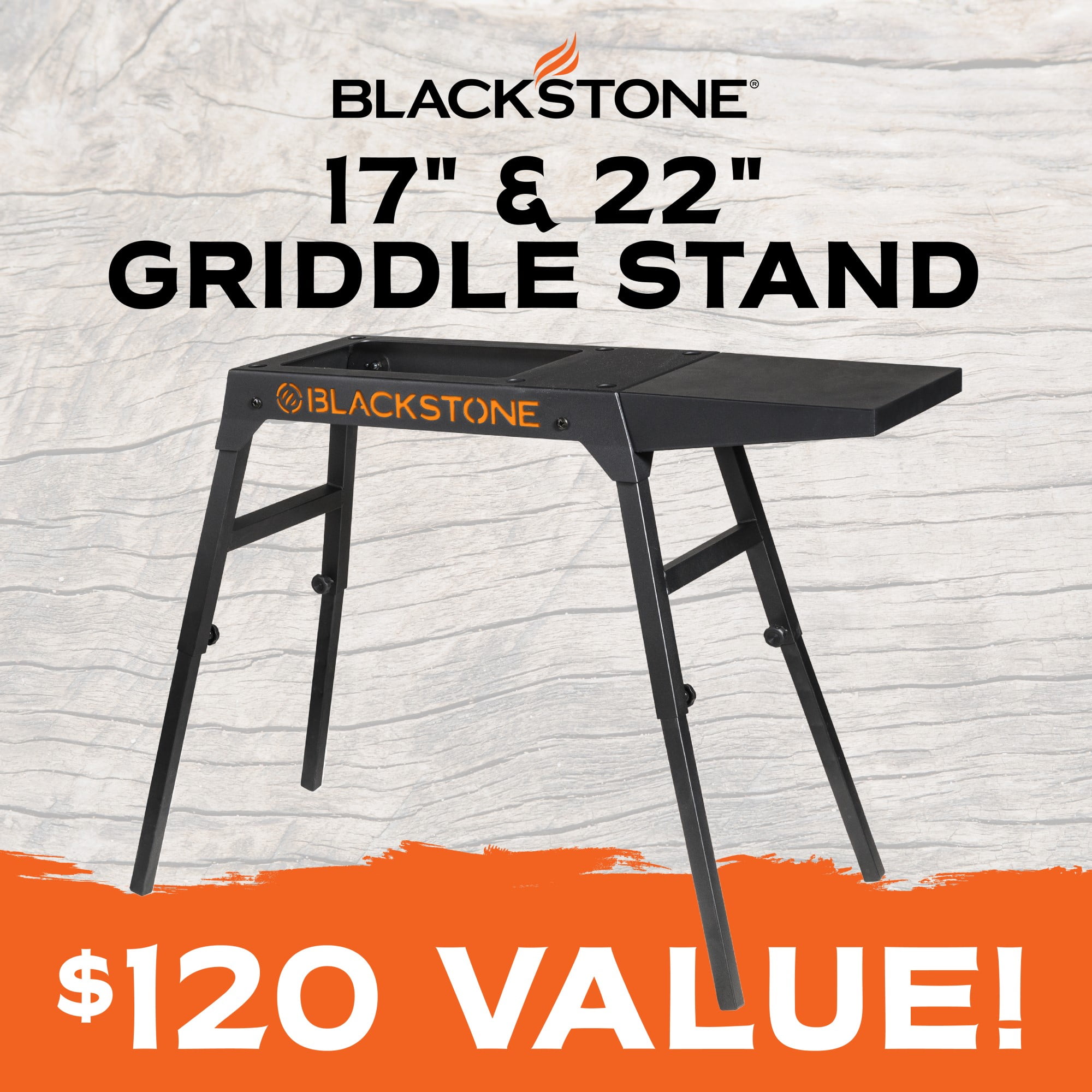 Blackstone Griddle Accessory Steel Grill Table - Fits 22" and 17" Tabletop Griddles - Image 8