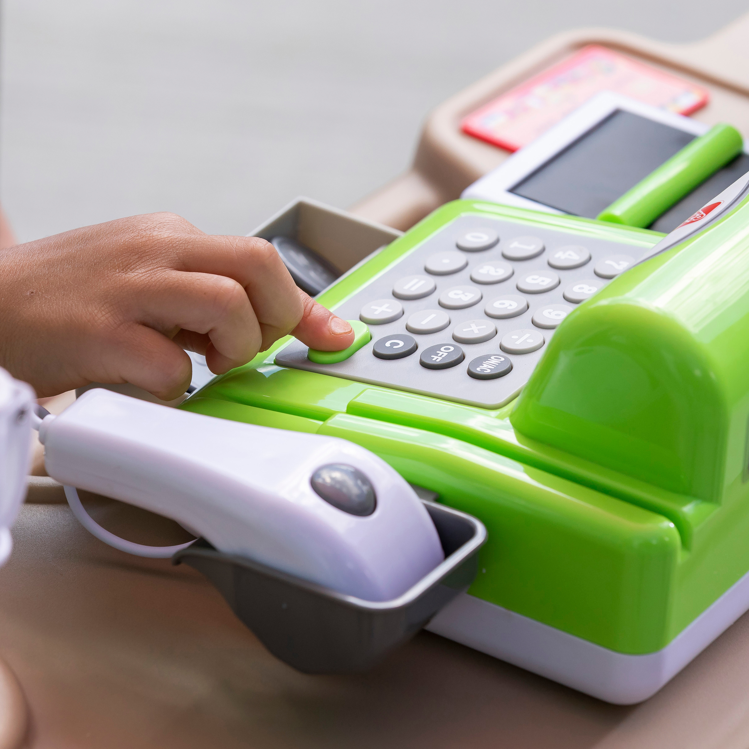 Step2 Stop & Go Market Blue Outdoor Playhouse and Kids Playset with Umbrella - Image 3