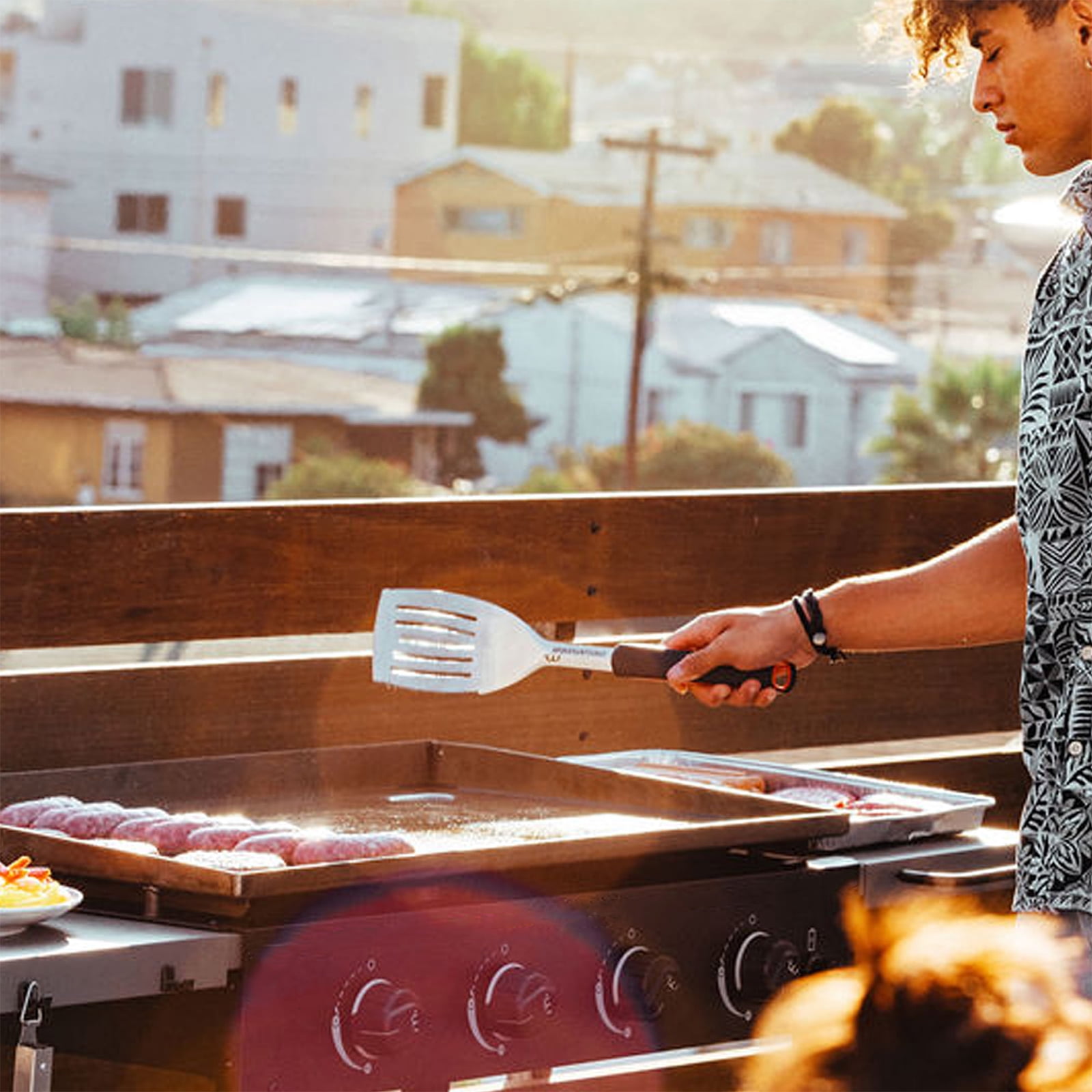 Vebreda 4-Burner 30" Griddle Propane Gas Grill, Black - Image 6