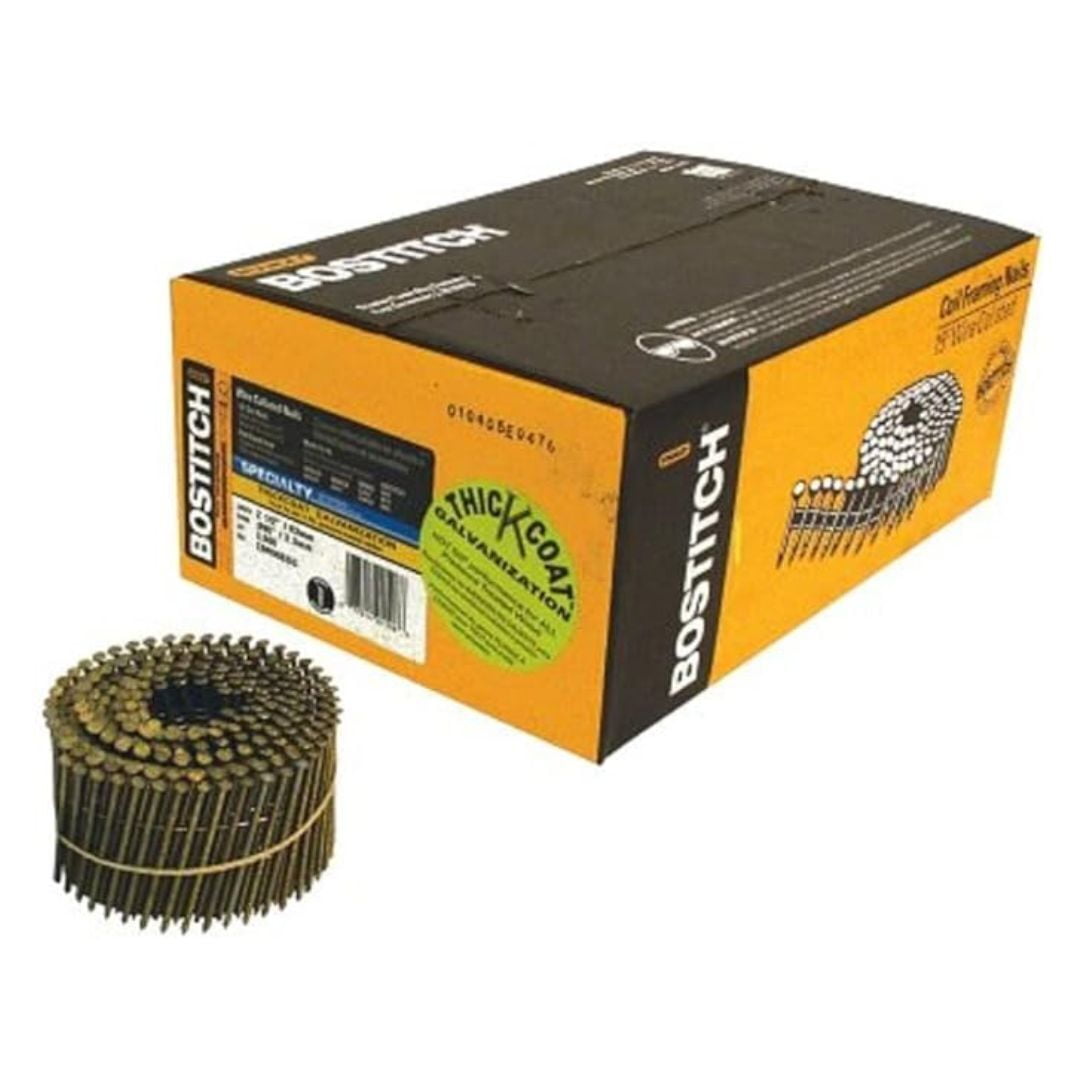 Bostitch 2-1/2 in. 13 Ga. Angled Coil Siding Nails 15 deg. Ring Shank 3600 pk - Image 3