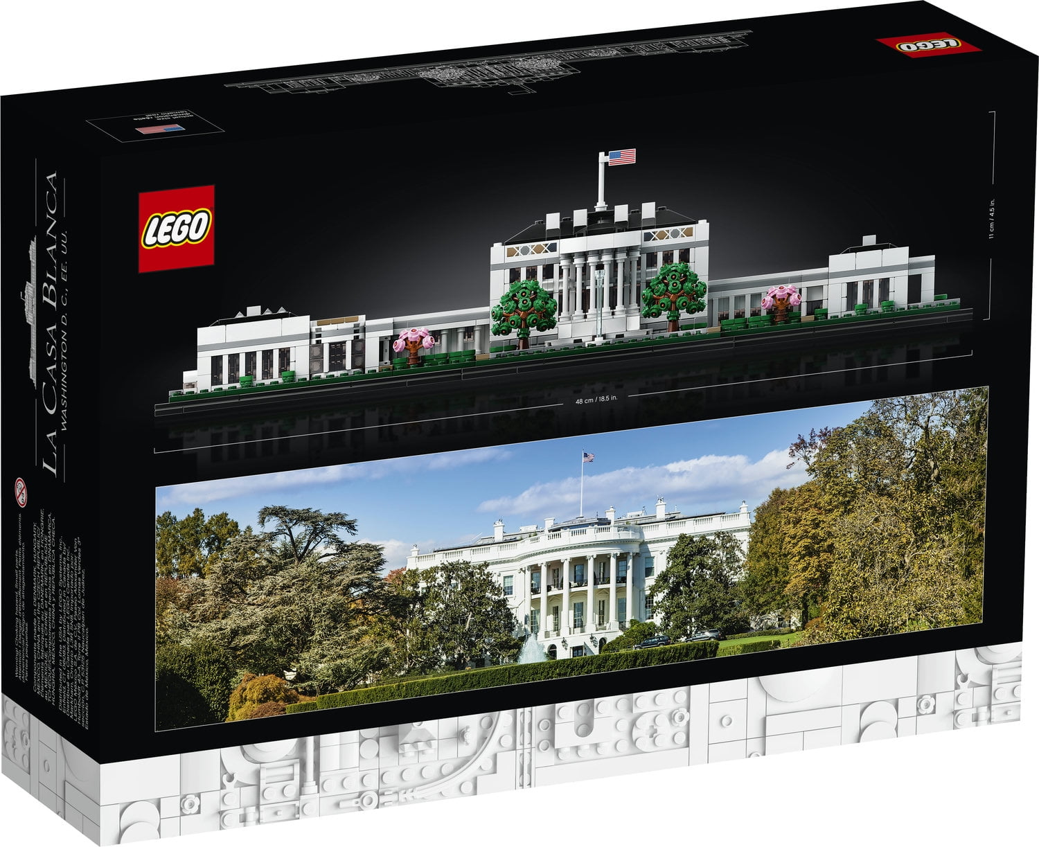 LEGO Architecture The White House 21054 Display Model Building Kit, Landmark Collection for Adults, Collectible Home Décor Gift Idea - Image 4