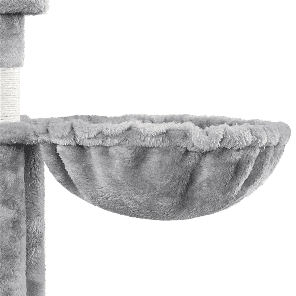 Renwick 67'' H Multi-Level Cat Tree Cat Tower with Condos, Light Gray - Image 10