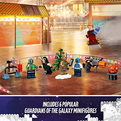LEGO Marvel Studios’ Guardians of the Galaxy 2022 Advent Calendar 76231 Building Toy Set (268 Pieces) - Image 4
