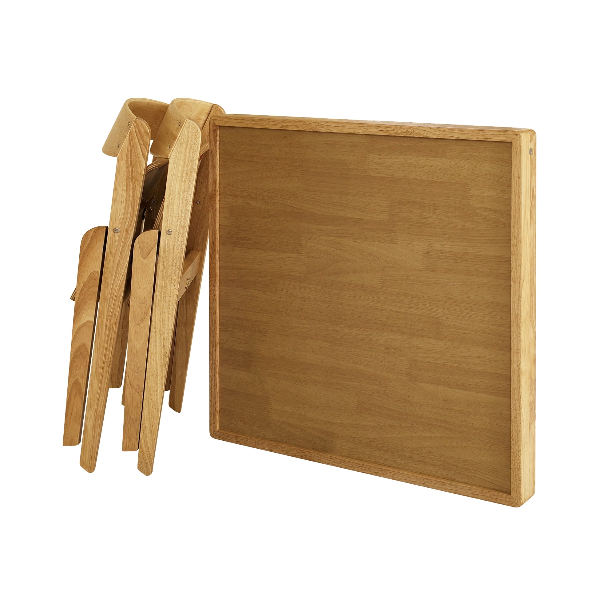 Stakmore Kids Folding 3-Piece Table & Chairs Set - Image 2