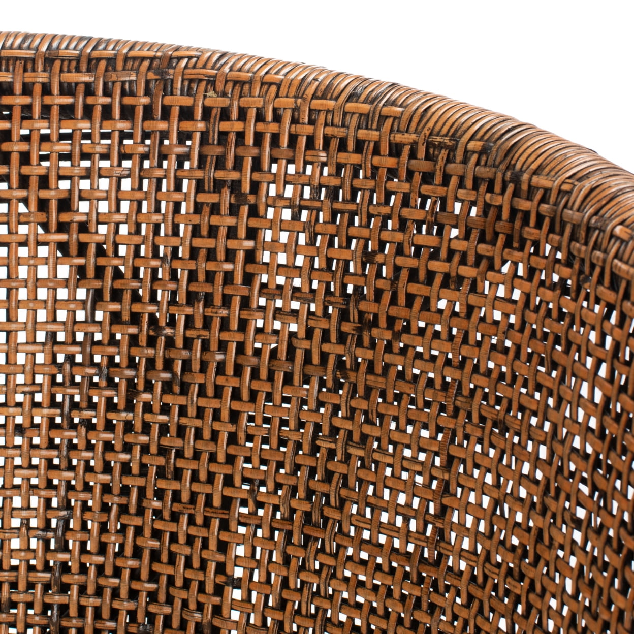 Safavieh Brando Bar Stool with Footrest, Brown/Black/White - Image 3