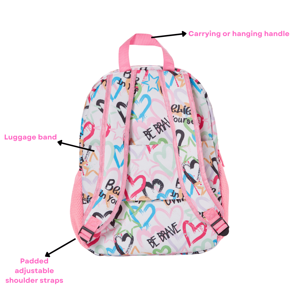 Kids Luggage Girls Suitcase Set Backpack Neck Pillow Water Bottle and Luggage Tag 5 Pc - Image 8