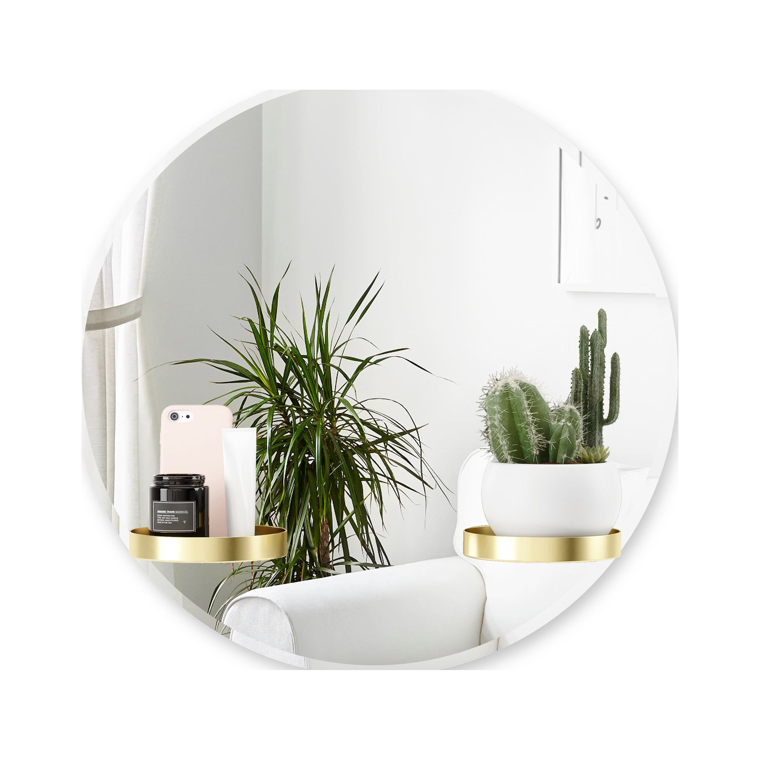 Umbra Perch 24" Wall Mirror - Image 4