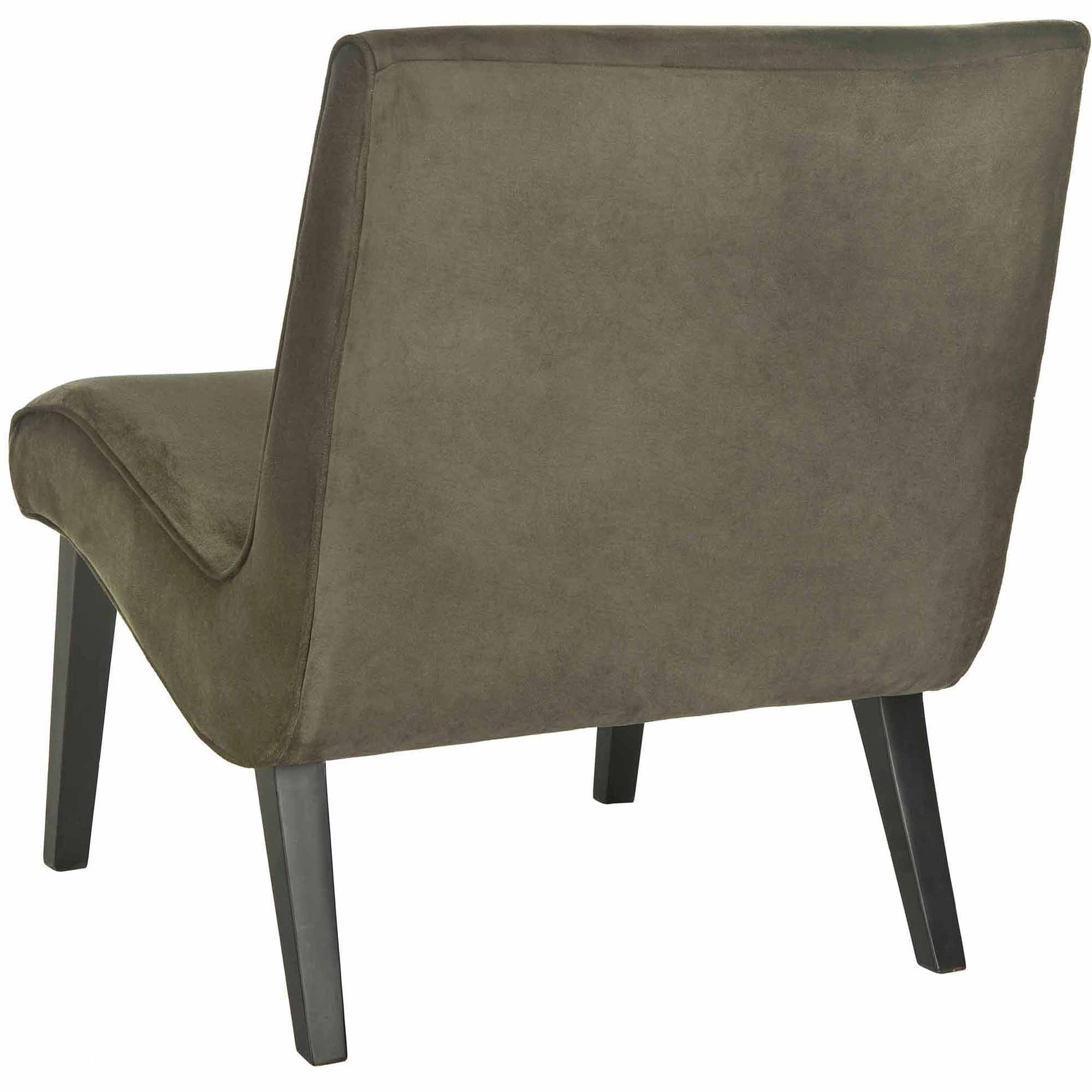 SAFAVIEH Mandell Transitional Glam Tufted Chair W/ Buttons, Forest Green - Image 4