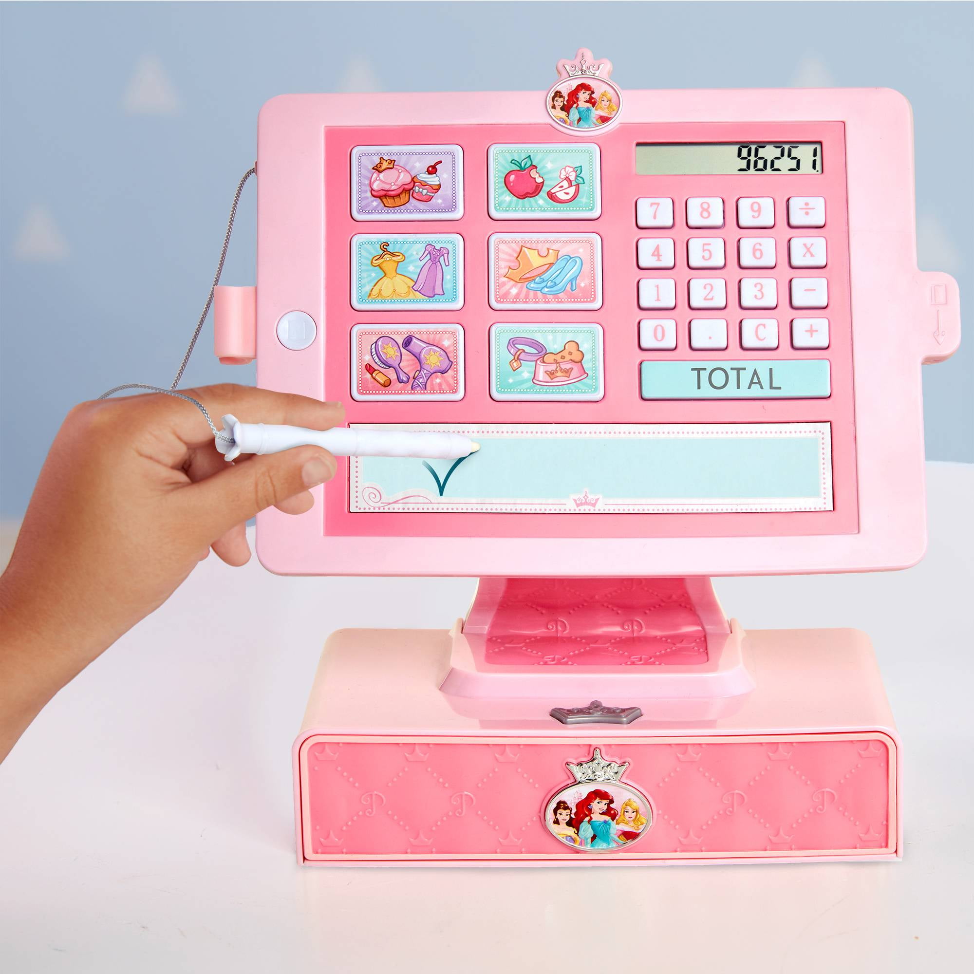 Disney Princess Style Collection Shop and Play Cash Register Includes Sounds and Phrases & 14 Pieces - Image 10