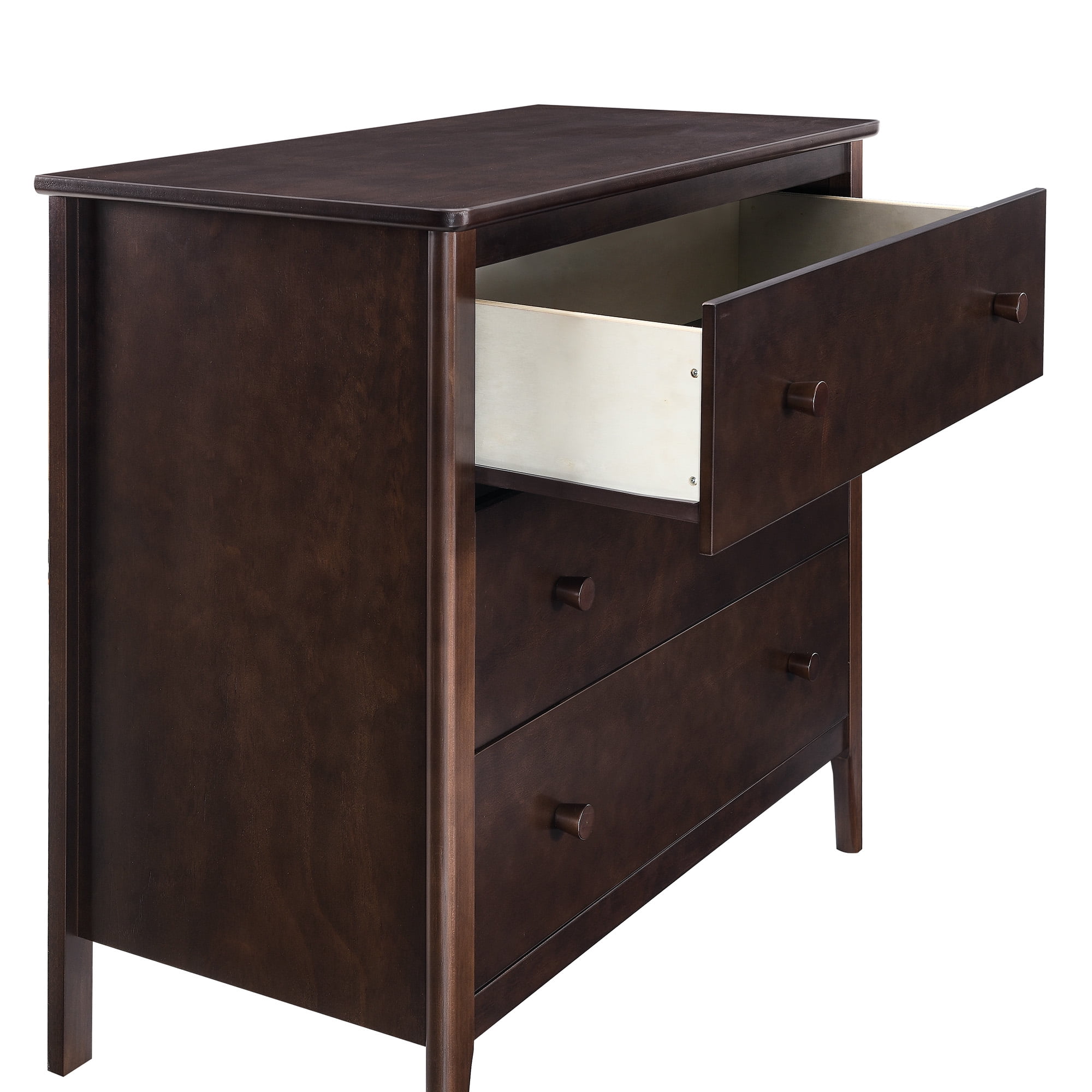 Delta Children Casey 3 Drawer Dresser, Walnut Espresso - Image 6