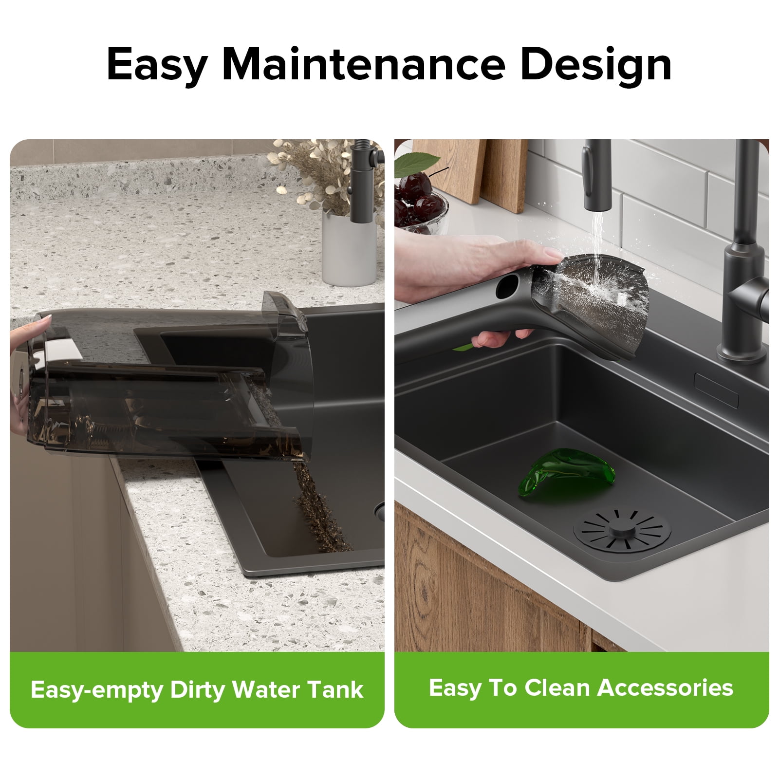 PrettyCare Portable Carpet Shampooer,Upholstery Cleaner,14Kpa Strong Suction Carpet Cleaner Machine,500W Powerful Motor - Image 8