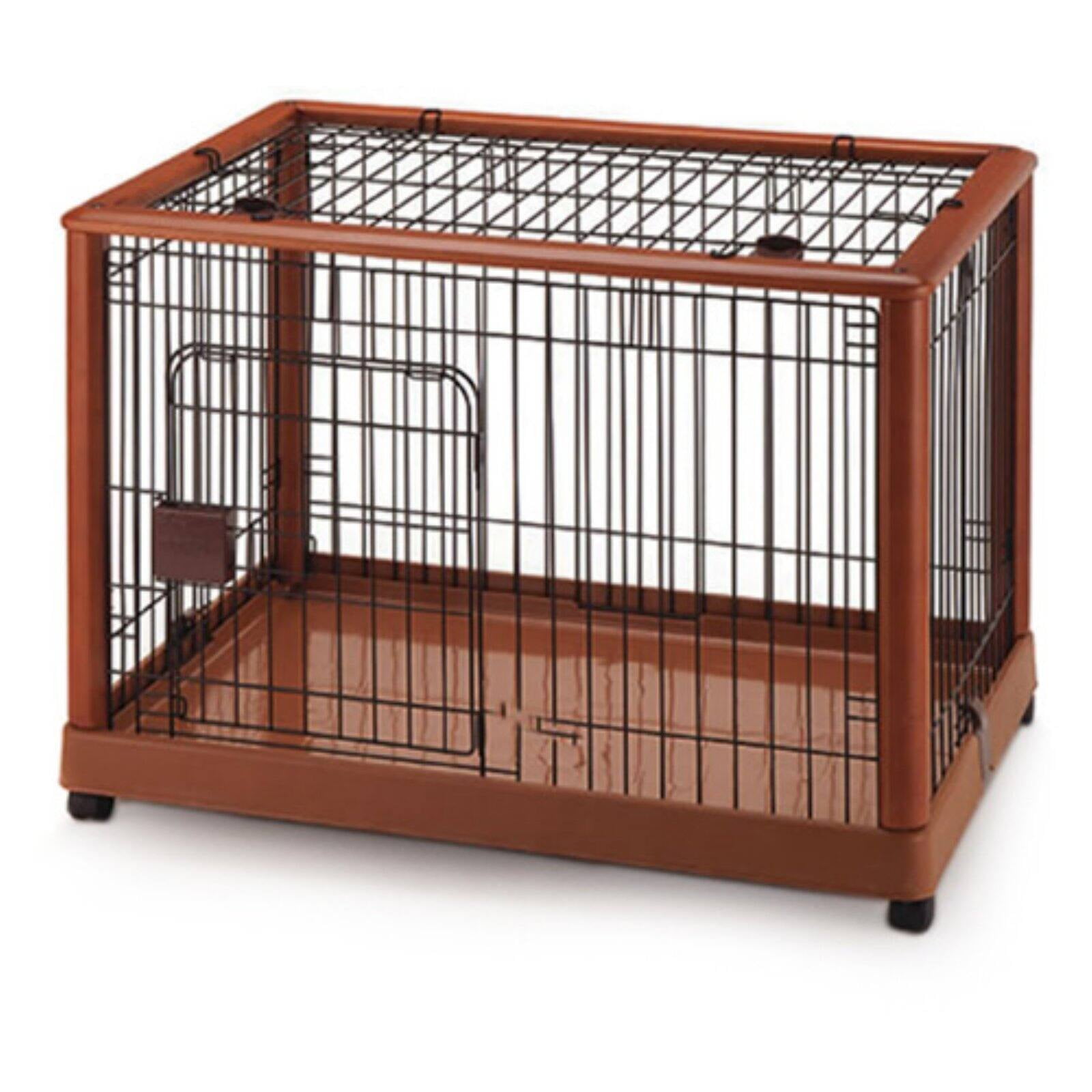 Richell Mobile Dog Playpen, Autumn Matte, Small, 25.20"L x 18.10"W x 22.40"H - Image 5