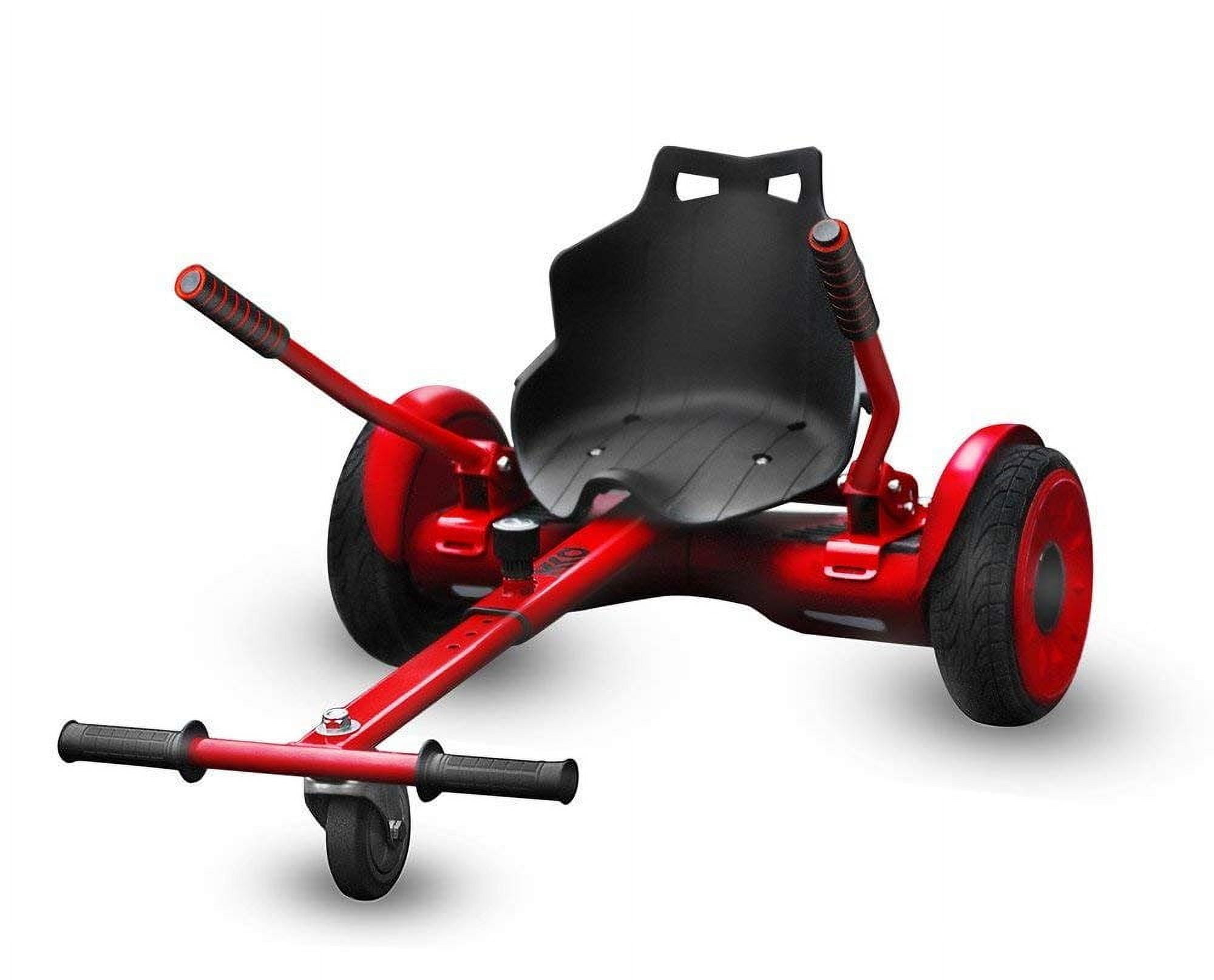 Hover Kart Go Kart Adjustable Attachment for 6.5" Hoverboard Buggy - Red - Image 10