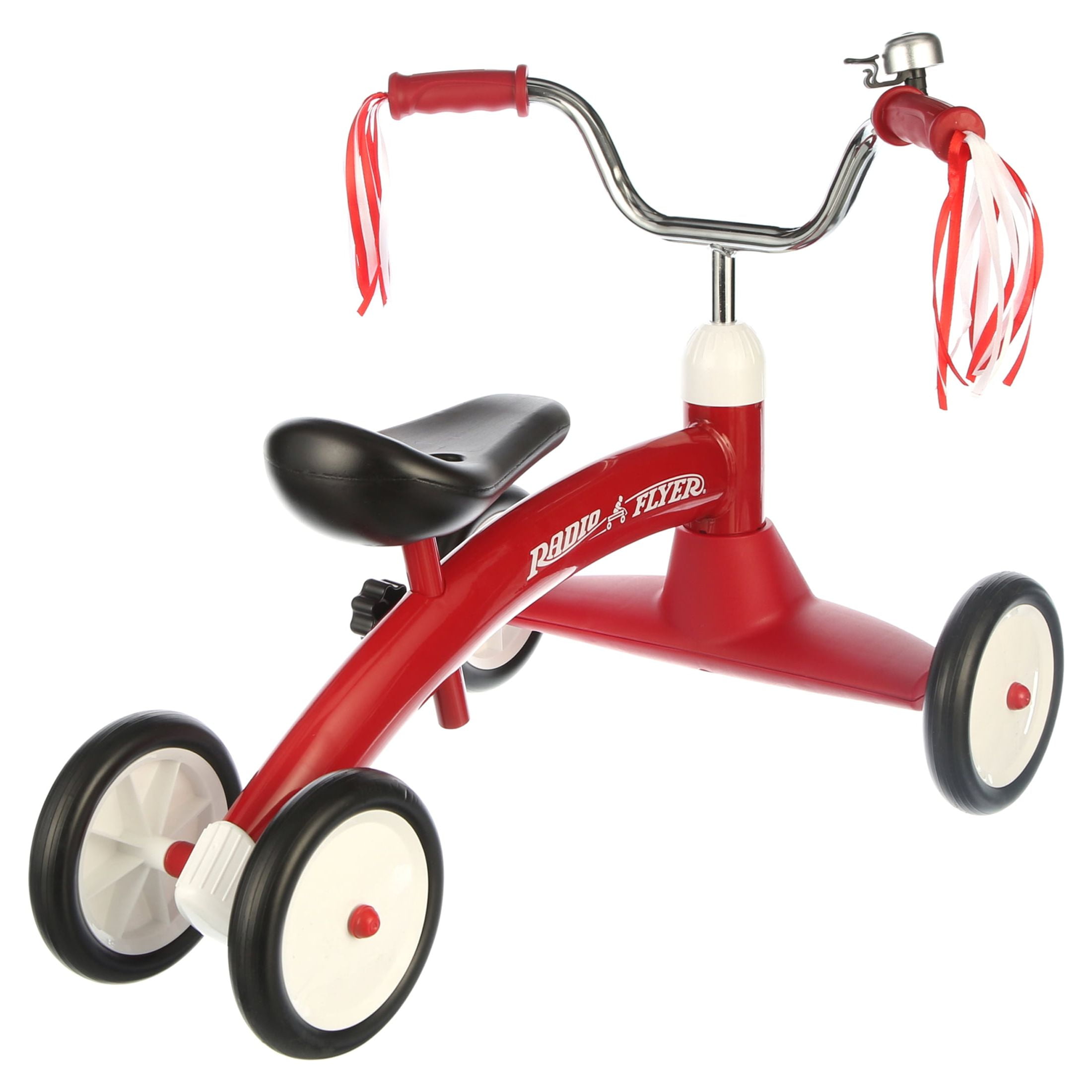 Radio Flyer Scoot About Ride-On Tricycle for Toddlers Ages 1-3 Years, Red Steel Frame - Image 4