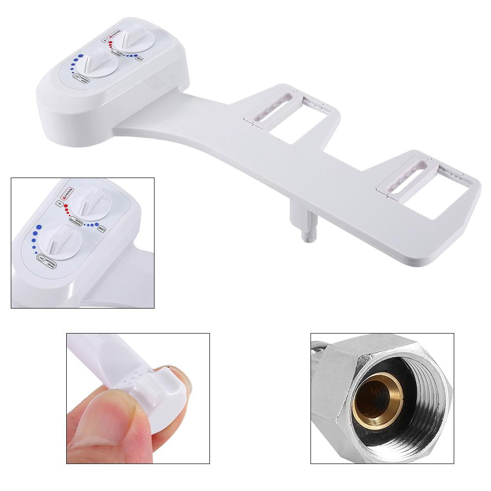 OTVIAP Double Knob Self Cleaning Single Nozzle Hot Cold Water Spray Bidet Toilet US Standard,Bidet Water Spray,Non-Electric Mechanical Bidet - Image 7