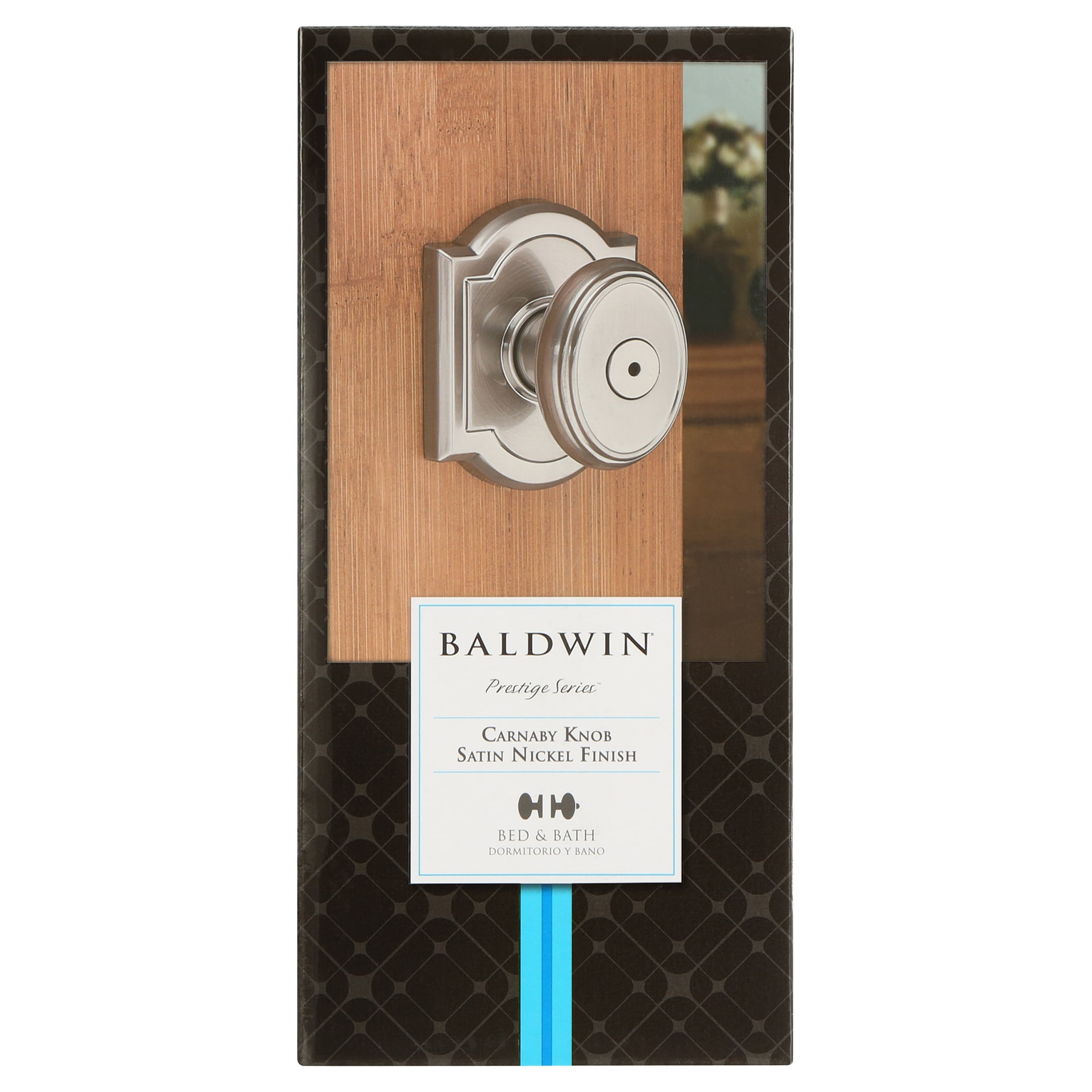 Baldwin Prestige Carnaby Half-Dummy Knob, Timeless Beauty Doorknob, Satin Nickel - Image 4