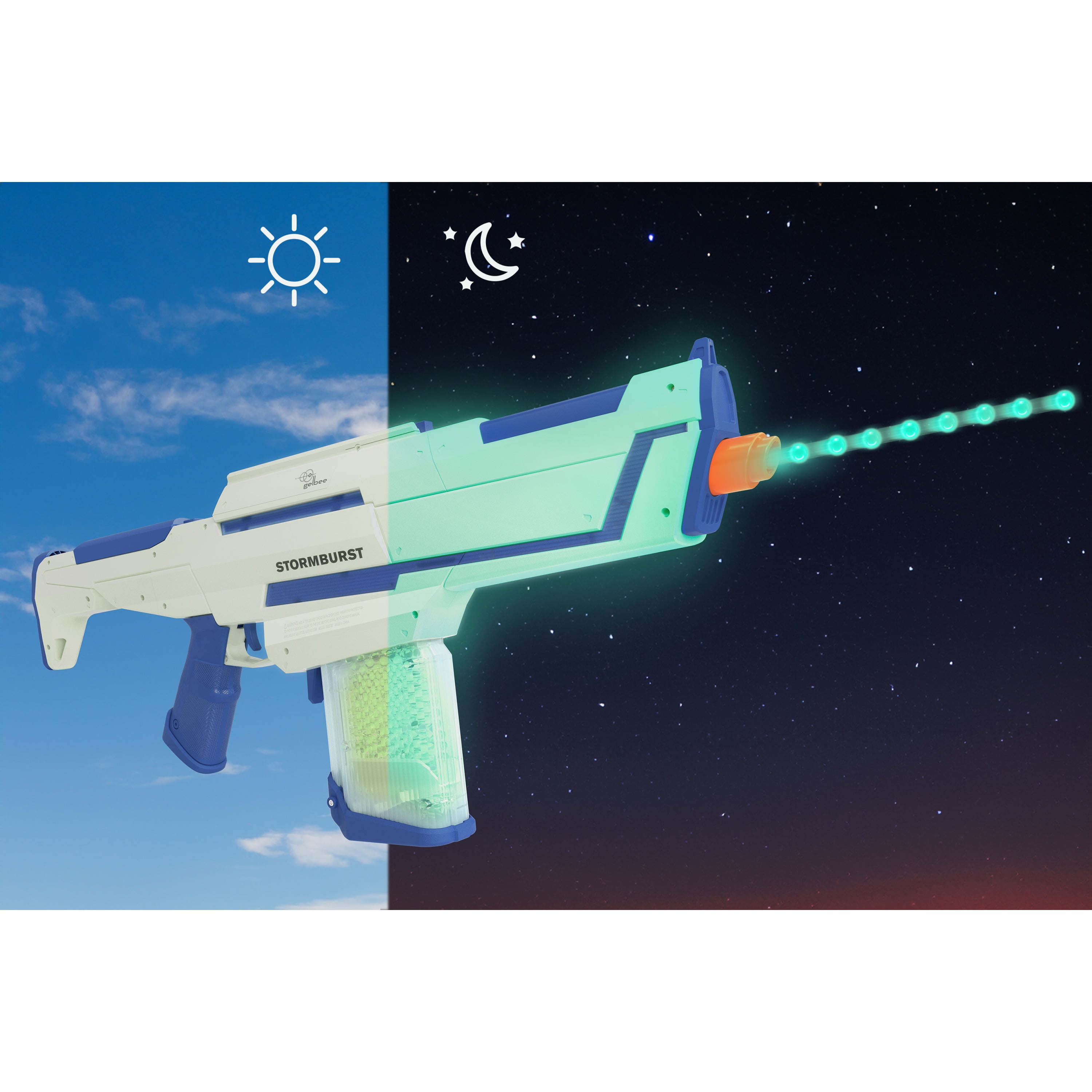Gelbee's Storm Burst Glow in The Dark Water Bead Blaster, Gelbee's Brand, ages 14 and up - Image 8