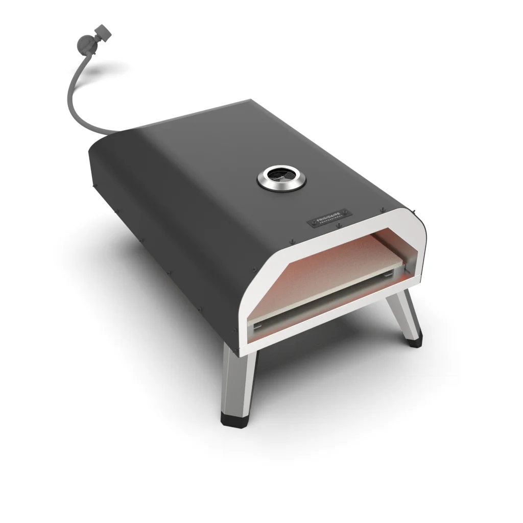 FRIGIDAIRE Gas Powered Outdoor Pizza Oven – Portable and makes Authentic Stone Baked Pizzas, Perfect for Any Outdoor Countertop, Includes Pizza Stone, Gas Regulator and Hose - Image 2