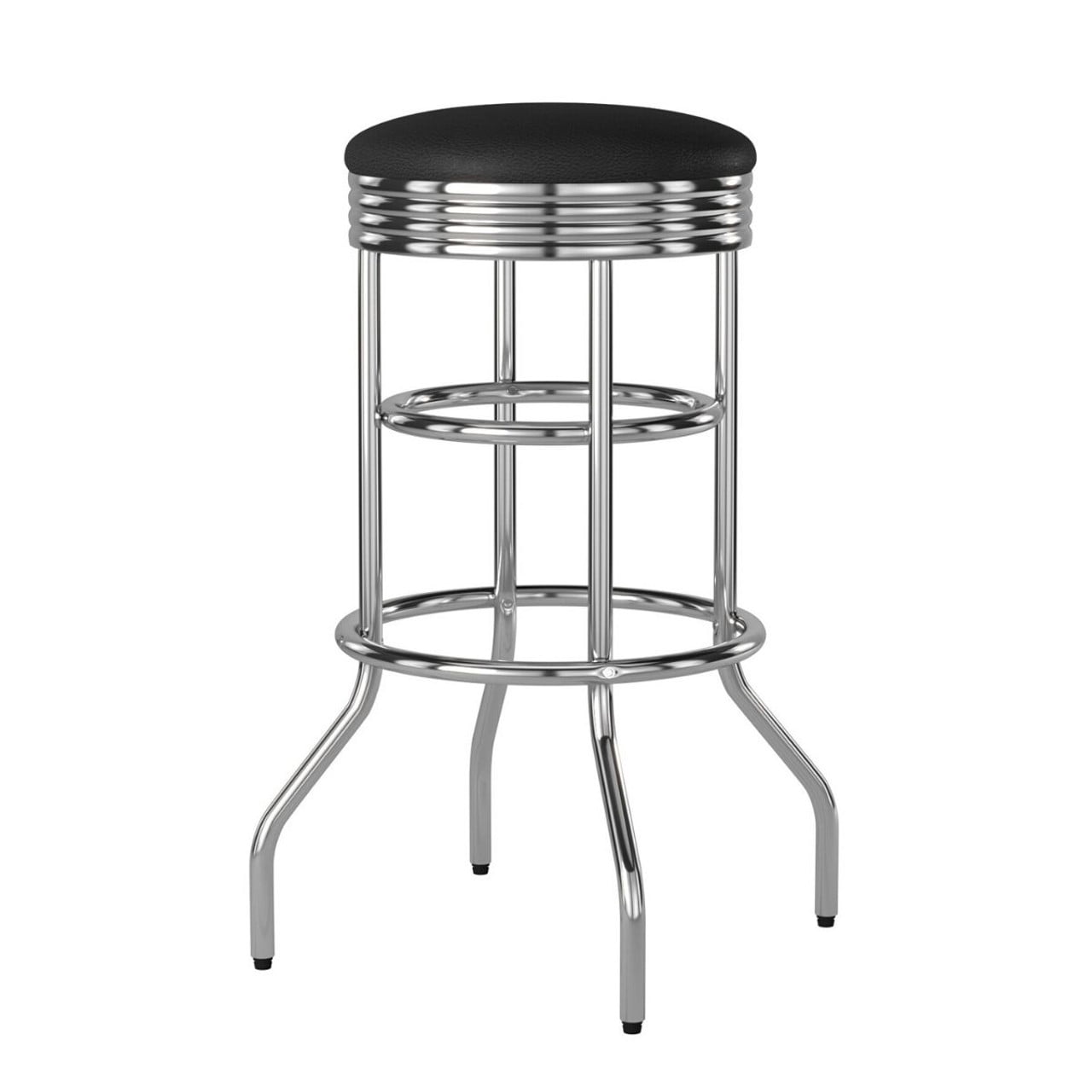 TRINITY 30" Swivel Stool Assembled 2-Pack - Chrome - Image 5