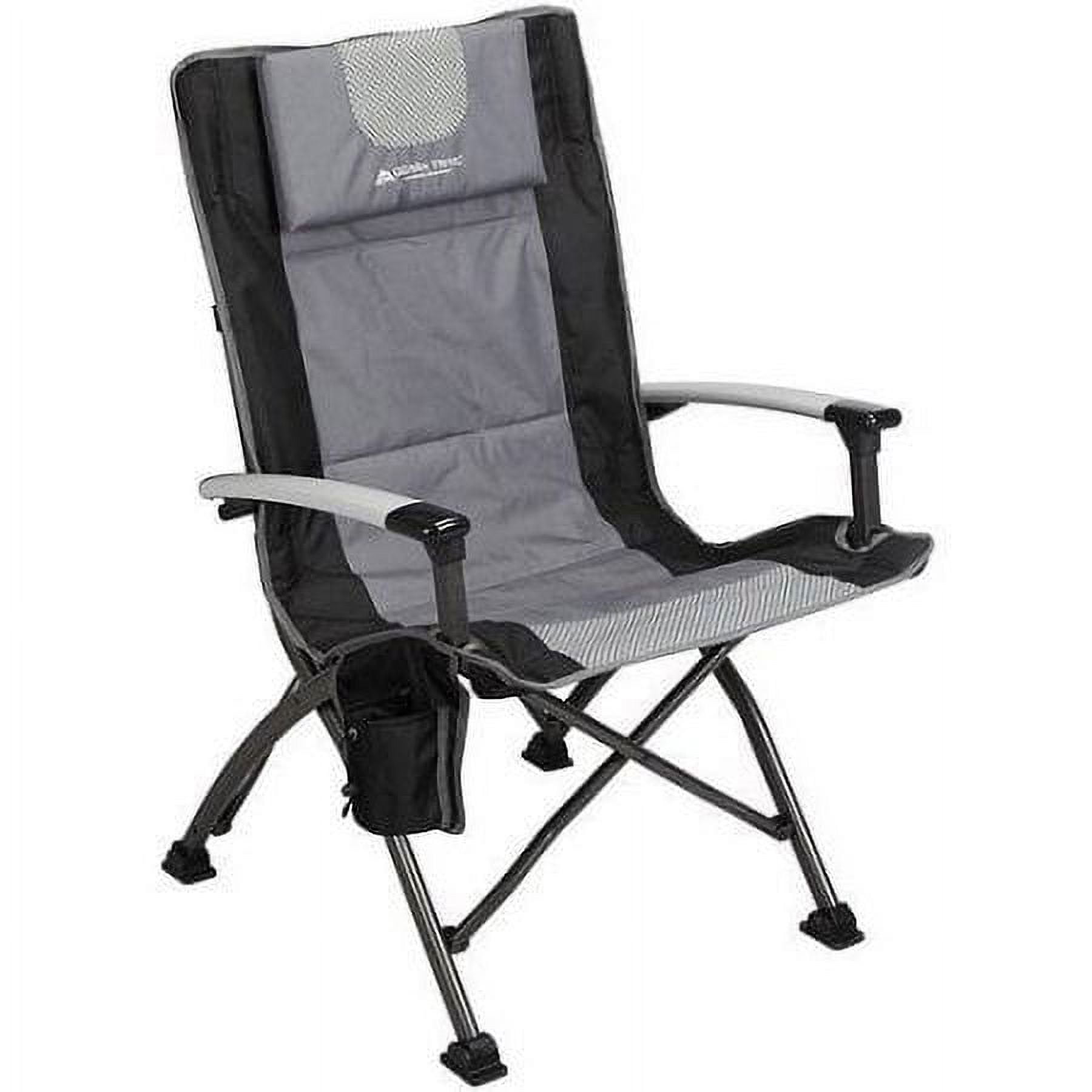 Ozark Trail High Back Camping Chair, Black, Adult - Image 9