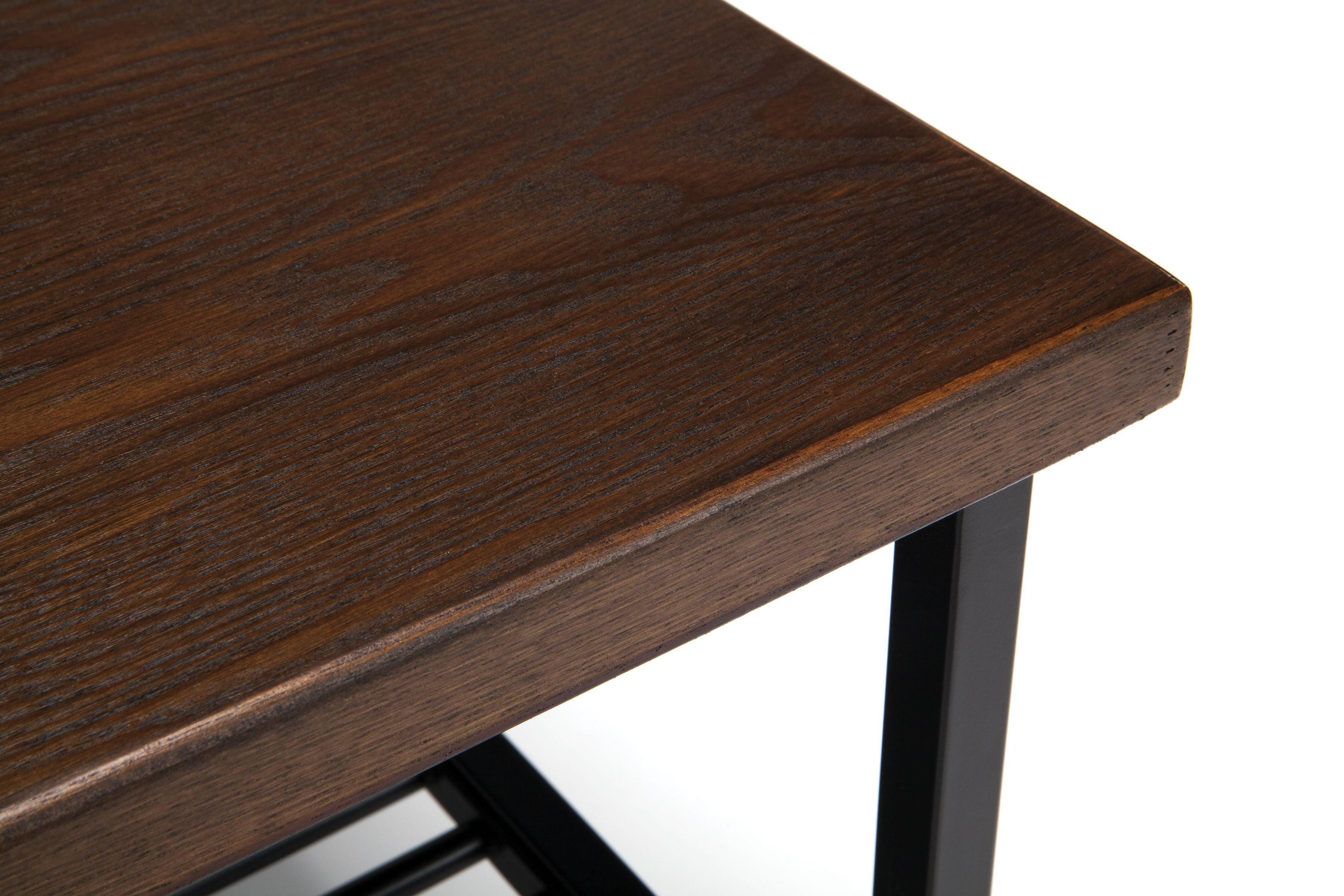 The OFM 161 Collection Industrial Modern Wood Top/Metal Frame Coffee Table with Metal Shelf blends easily in living rooms, recreational spaces, lobbies, and reception areas and provides the... - Image 11