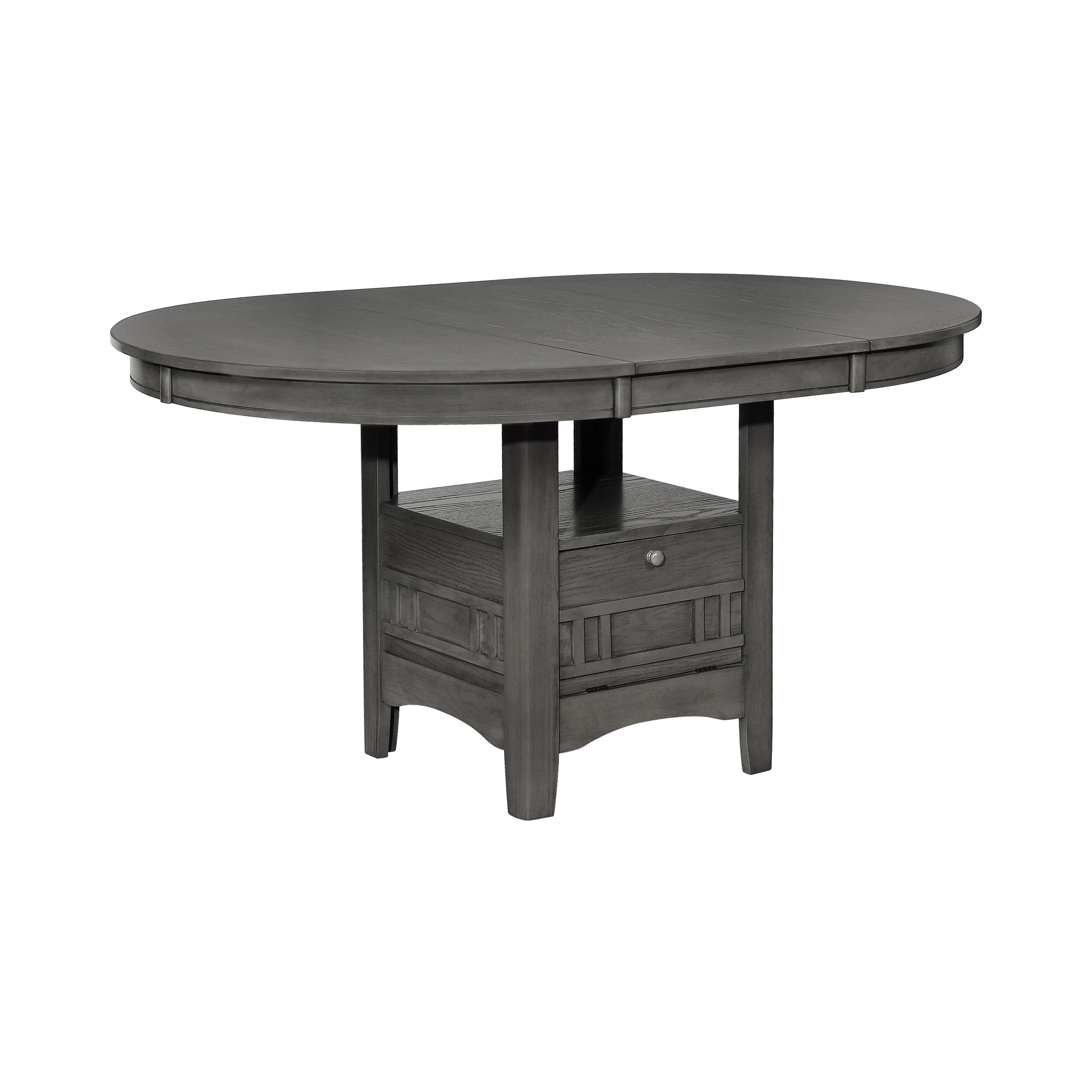 Lavon Dining Table with Storage Medium Grey - Image 6