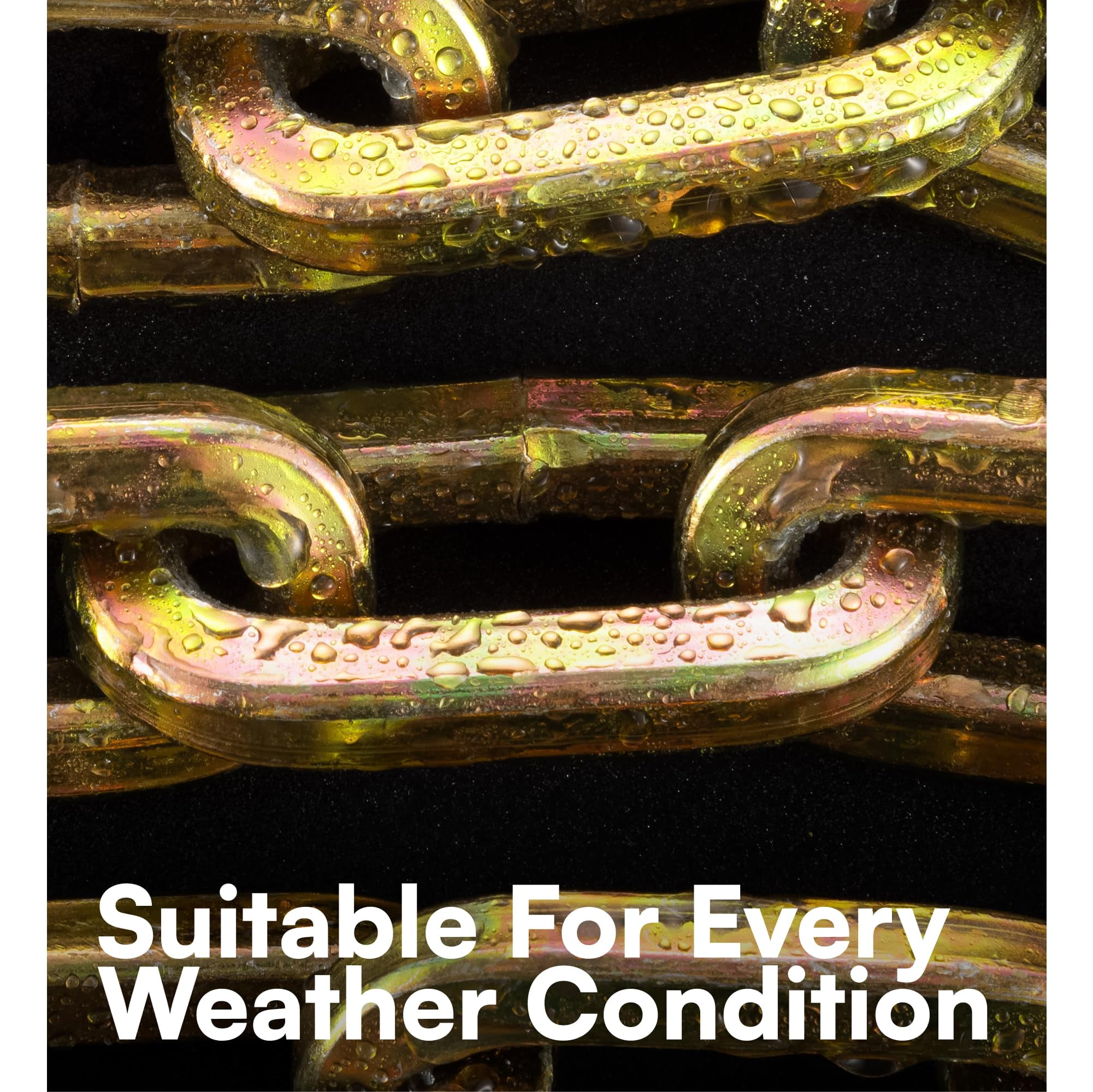 H&S Bike Chain Lock - High Security Electric Scooter Lock - 0.4" x 6.6 ft (10mm x 2m) - Bike Lock with Key - Motorbike, Motorcycle, Bicycle Lock - Bike Locks Heavy Duty Anti Theft - Image 5