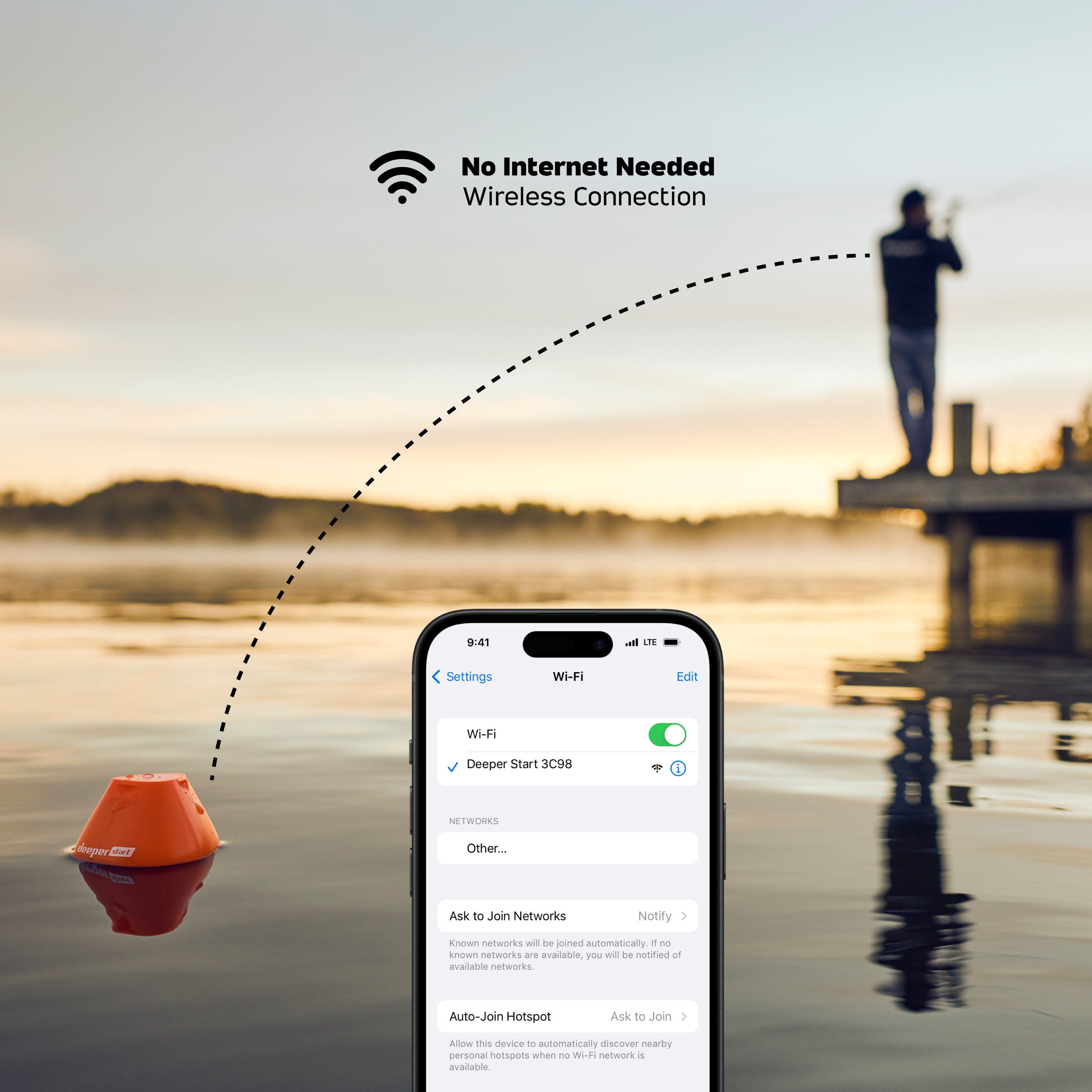 Deeper START Smart Fish Finder - Portable Fish Finder and Depth Finder For Recreational Fishing From Dock, Shore Or Bank | Castable Deeper Fish Finder with FREE User Friendly App | Phone Compatible… - Image 3