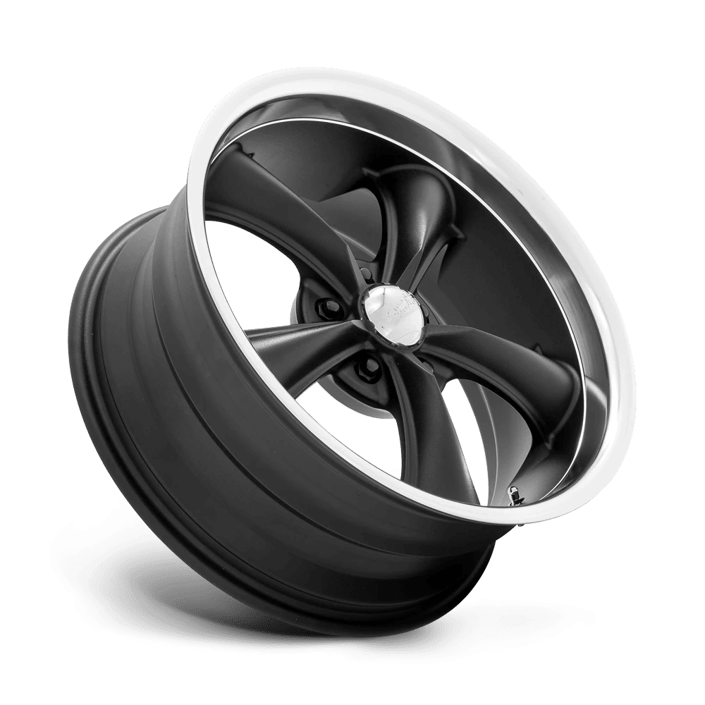 American Racing Vn338 Boss Tt 18X8 5X120.65 2Et 72.56Cb Textured Black With Diamond Cut Lip Wheel - Image 2