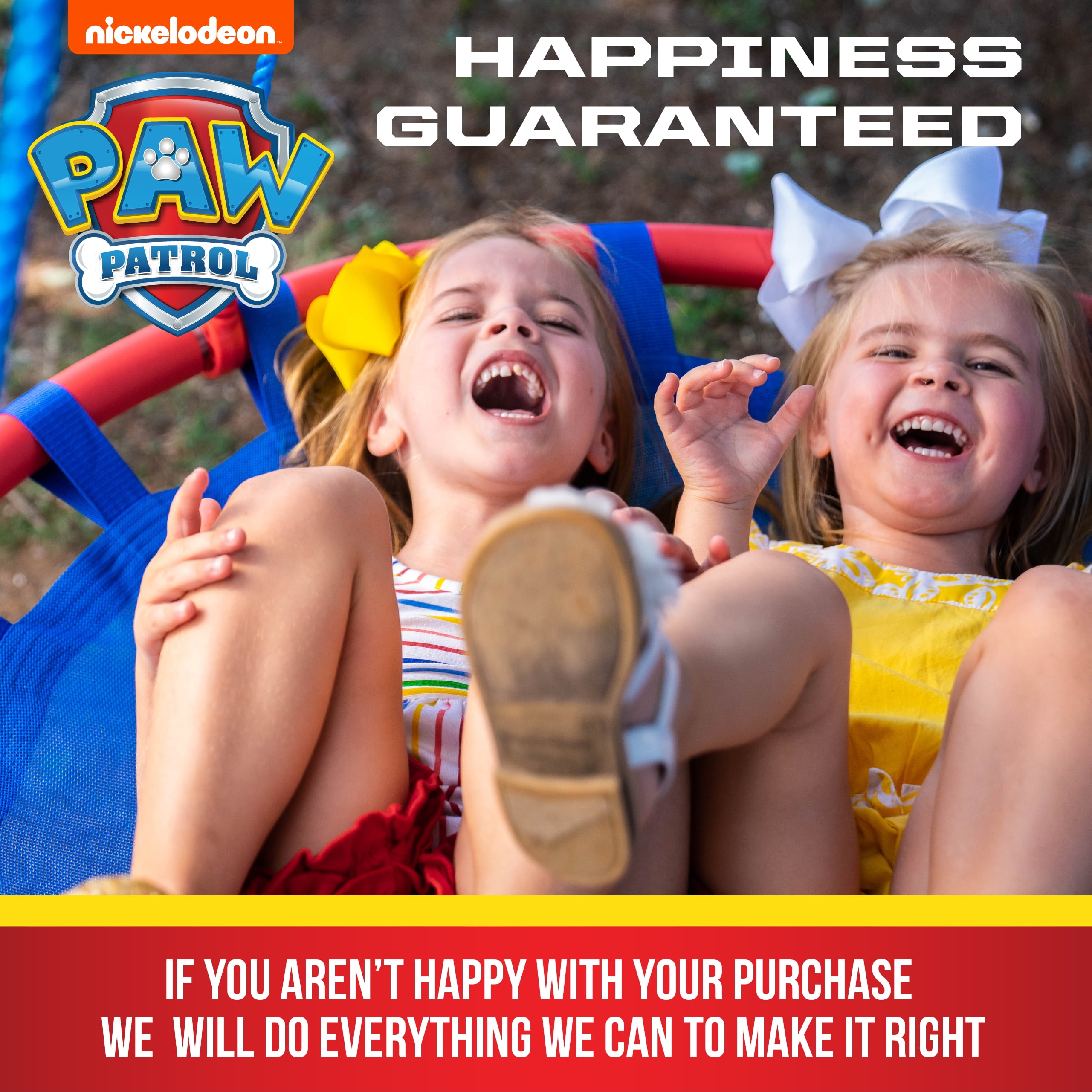 Swurfer 40" Round Paw Patrol Swing Tree Swing for Kids, Ages 3 and up - Image 7