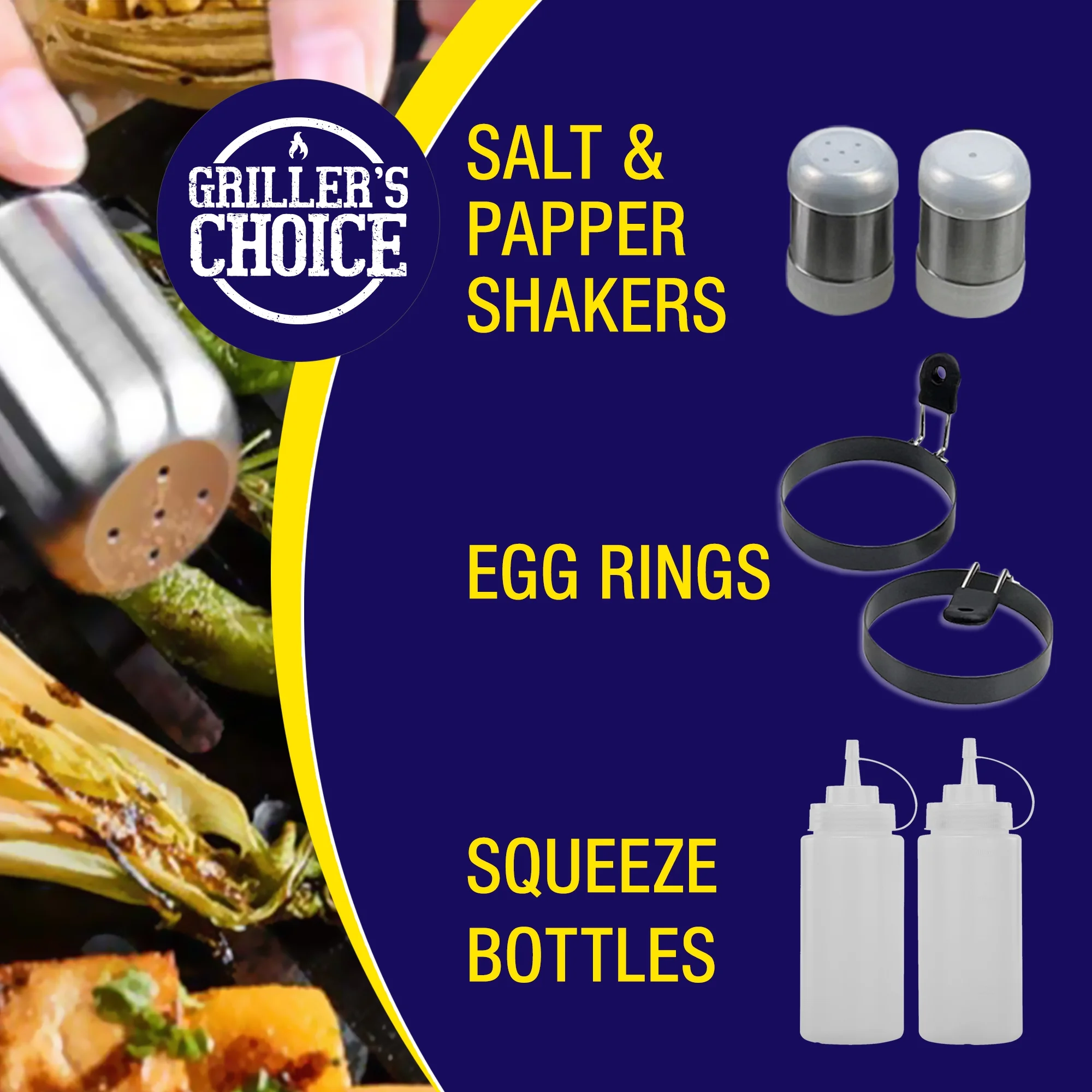 Grillers Choice 32 piece Griddle Spatula Set Metal - Grilling Accessories, Stainless Steel, Flat Top, Grill, Hibachi,Grilling Utensils. Designed By Chef and BBQ Judge - Image 3