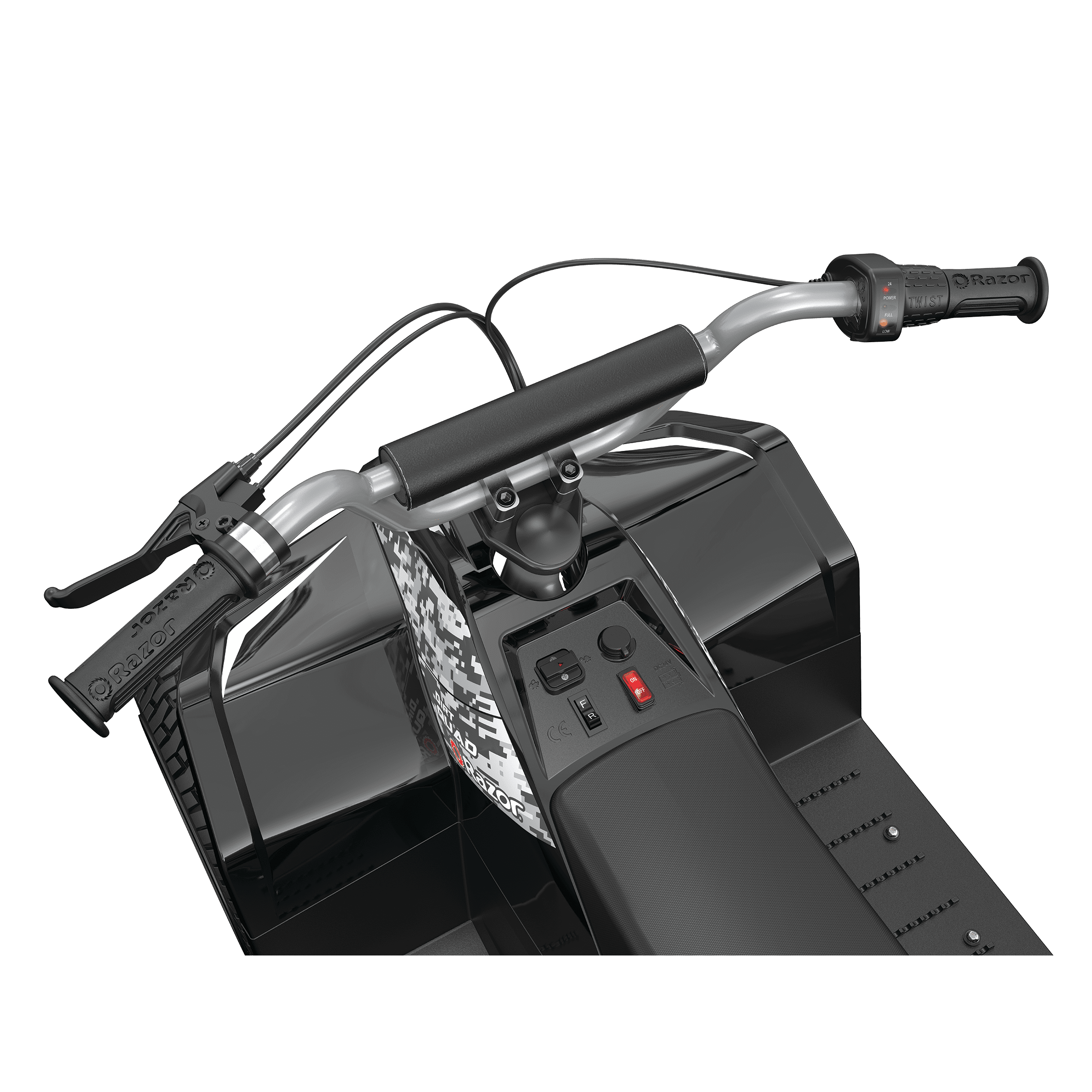 Razor Dirt Quad - 24V Electric Powered Ride-on for Kids 8+, up to 8 mph, Forward/Reverse Drive Mode - Image 2