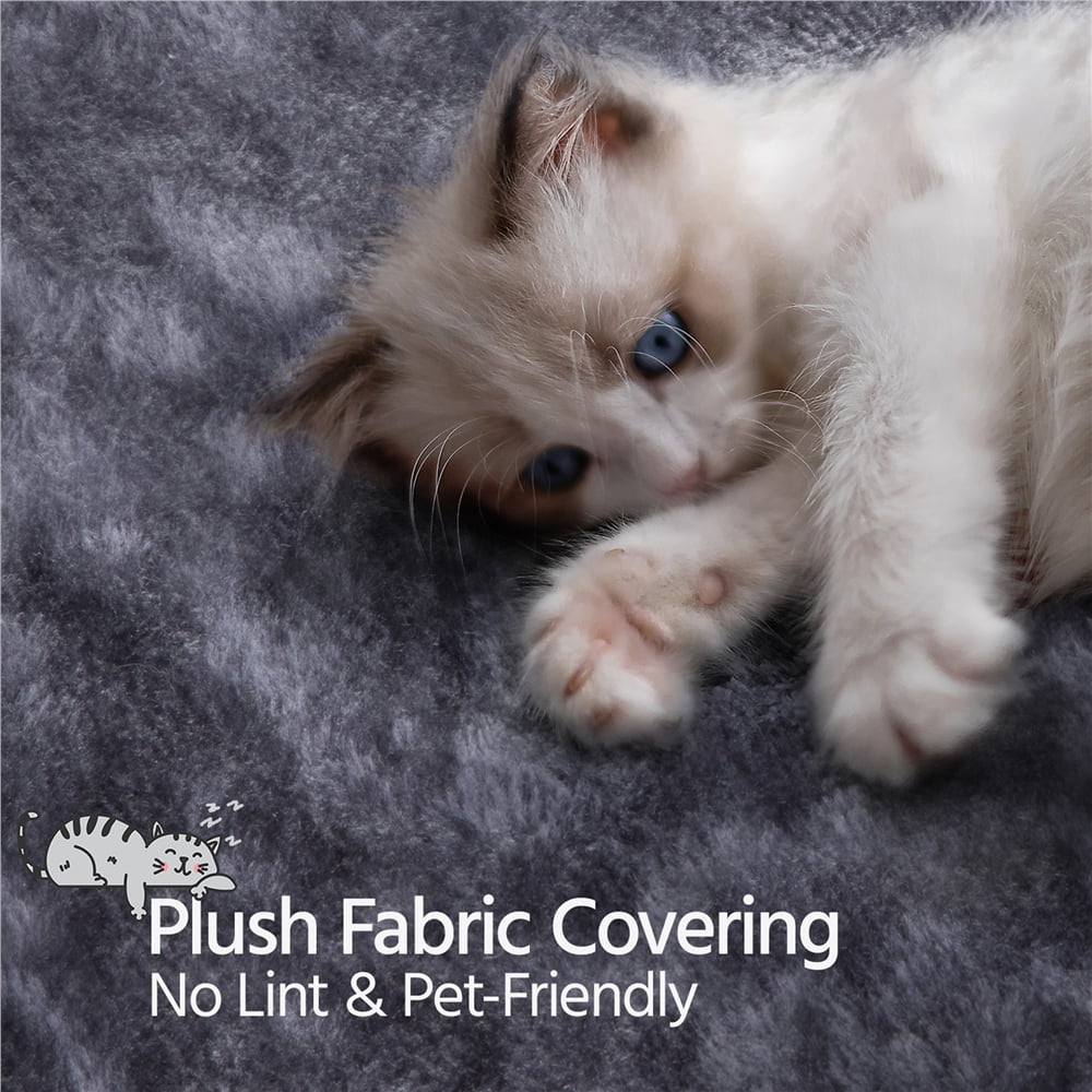 Alden Design 64.5"H Multi-level Cat Tree Tower with Condos and Perches, Dark Gray - Image 9