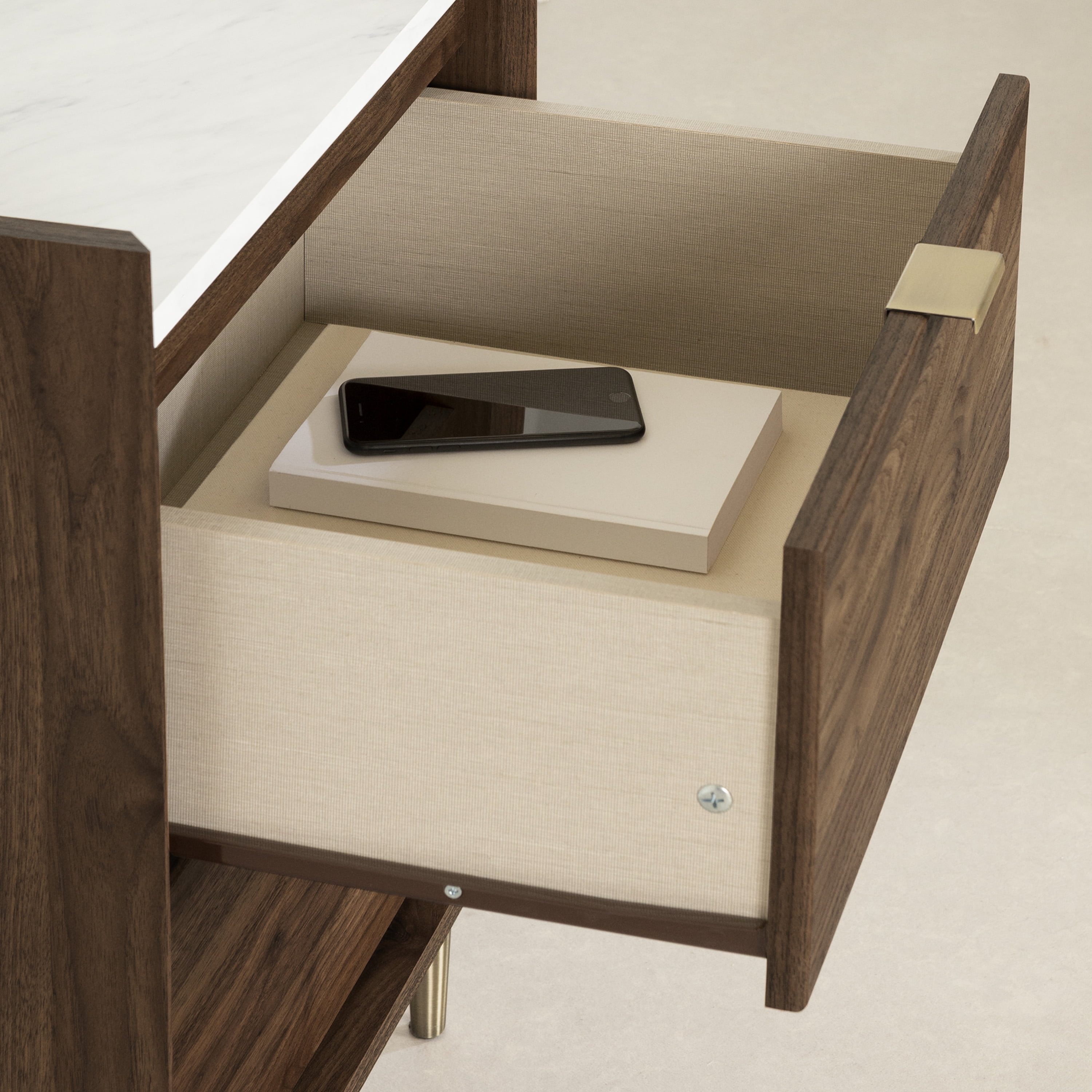 Hype 2-Drawer Nightstand Brown - Image 9