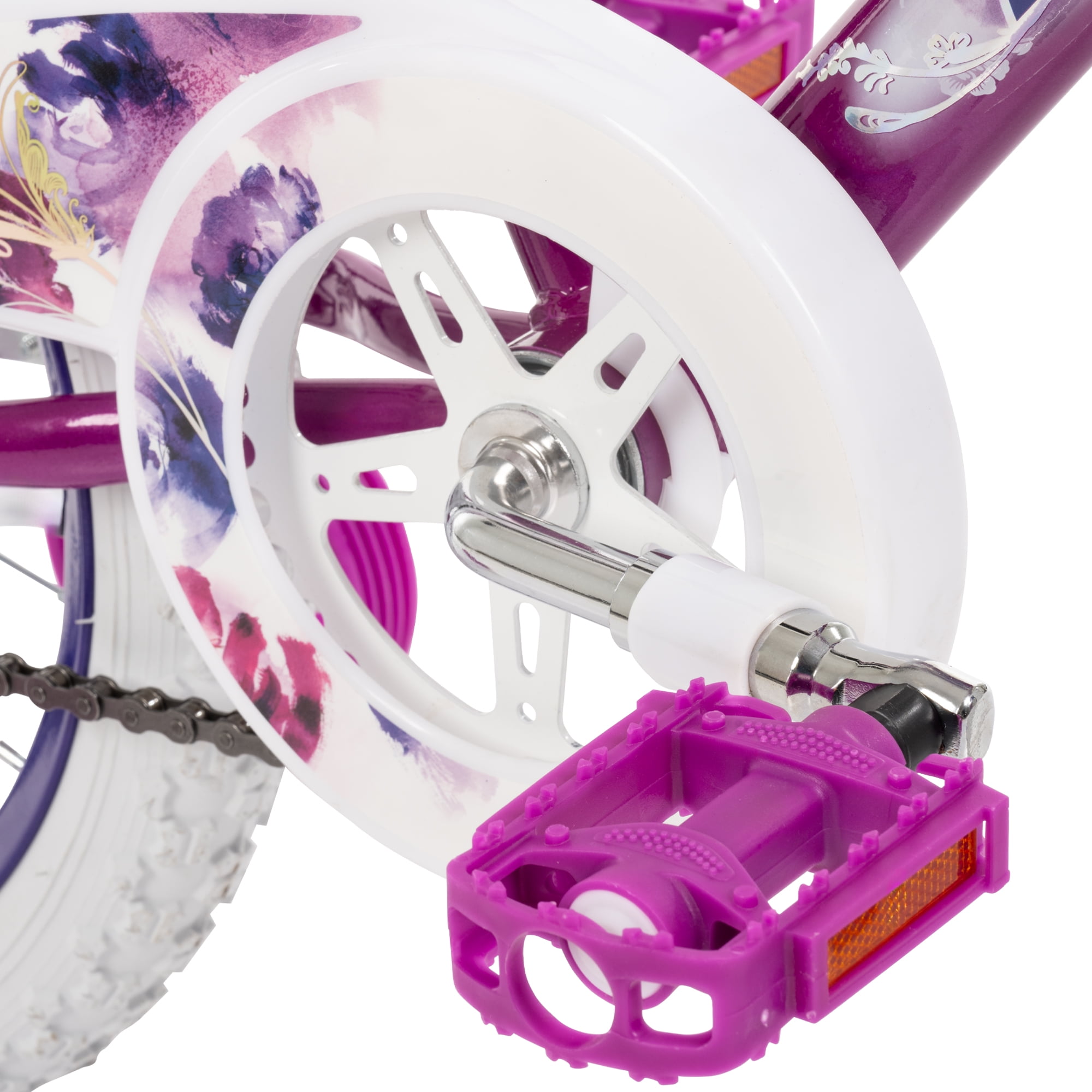 16" Sea Star Kids' Bike from Huffy, Fits Riders 42" - 48", Purple, Child, Girls - Image 6