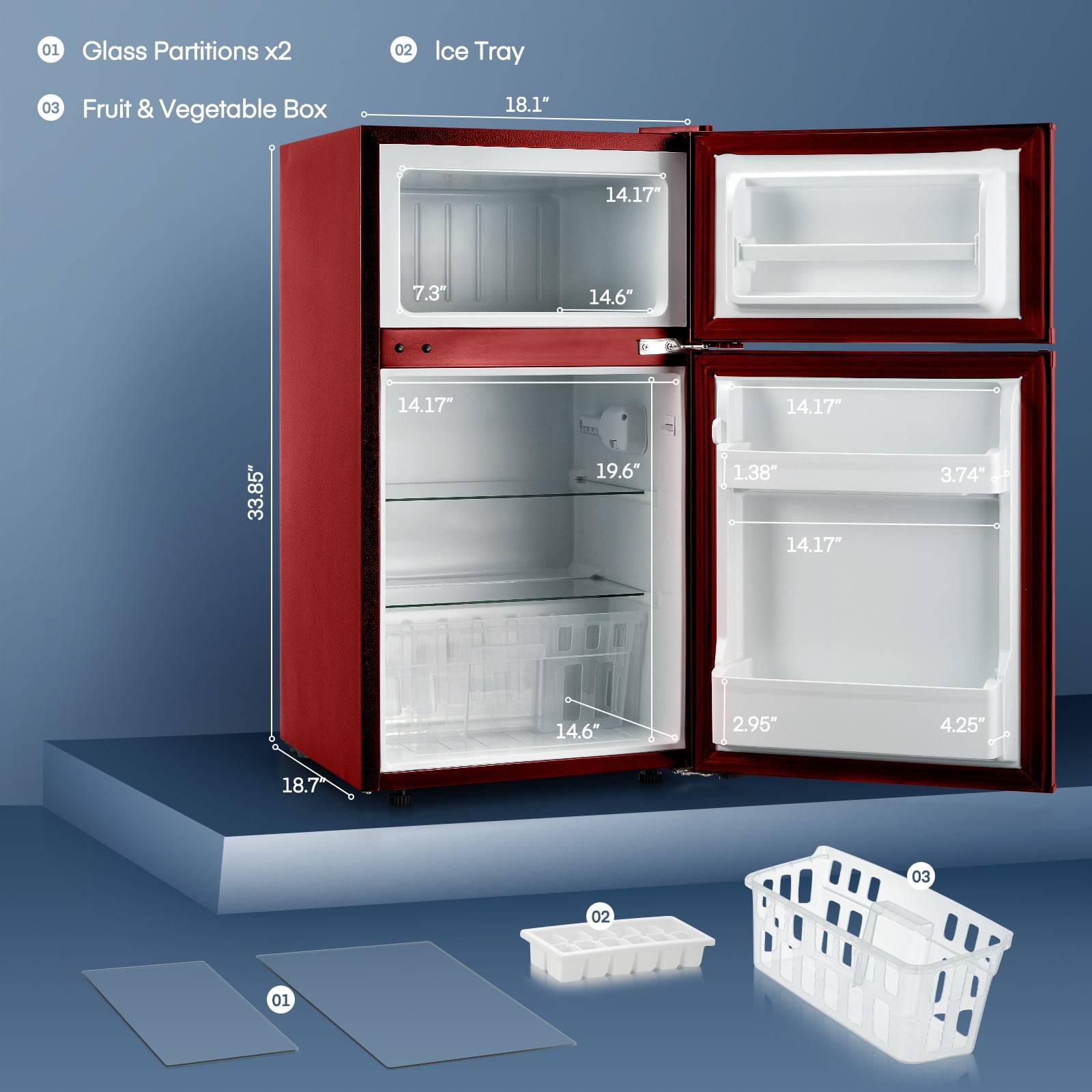 Electric Cigar Humidor for 300 Cigars, 40L Cigar Cabinet with Temperature Control, Spanish Cedar Wood Shelves, Digital Hygrometer, Gift for Men - Image 7