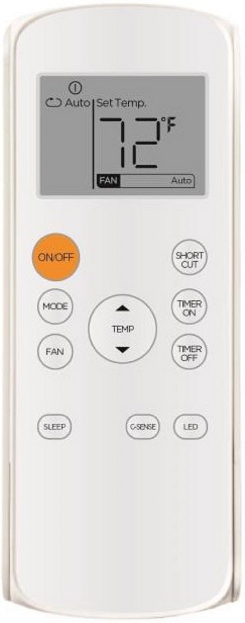 Midea 7,000 BTU (10,000 BTU ASHRAE) 115V Portable Air Conditioner with Comfort Sense Remote, up to 250 sq ft Coverage Area, White, MAP07R1WWT, New - Image 2