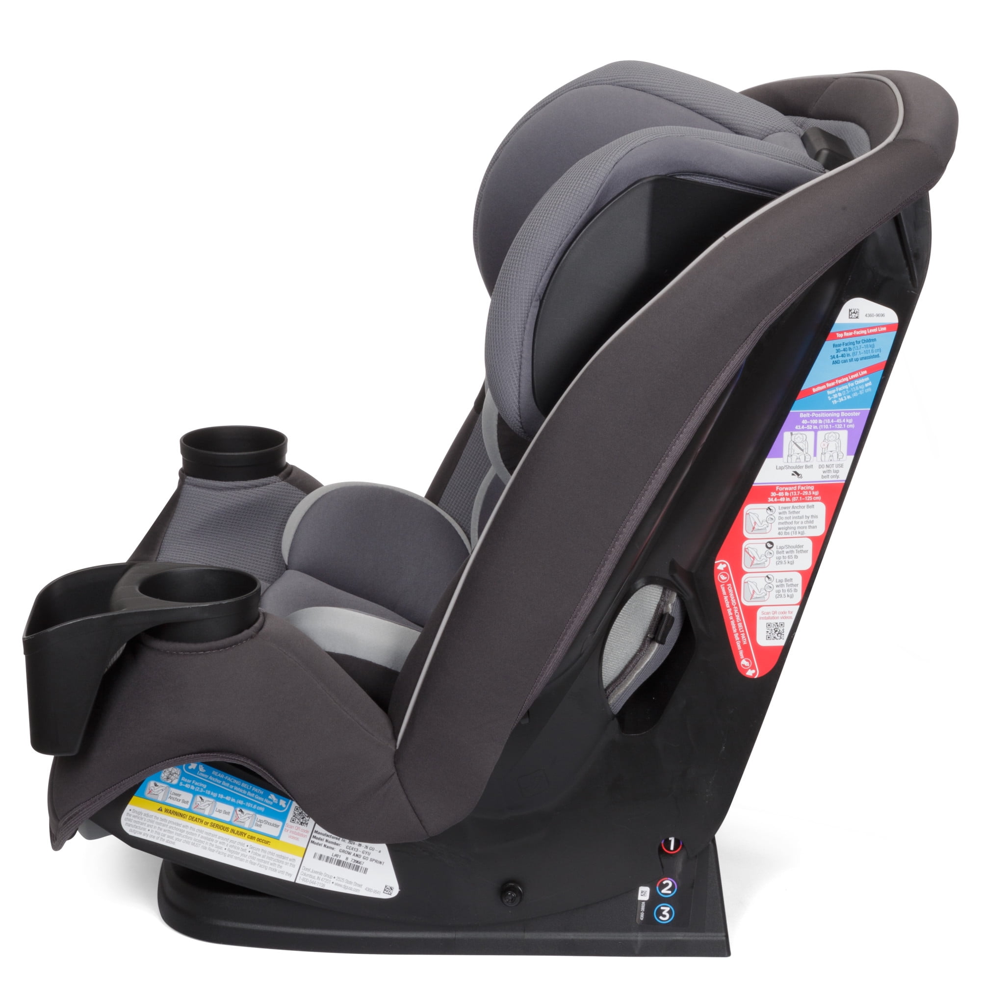 Safety 1st Grow and Go Sprint All-in-One Convertible Car Seat, Nightshift, Infant & Toddler, Unisex - Image 2