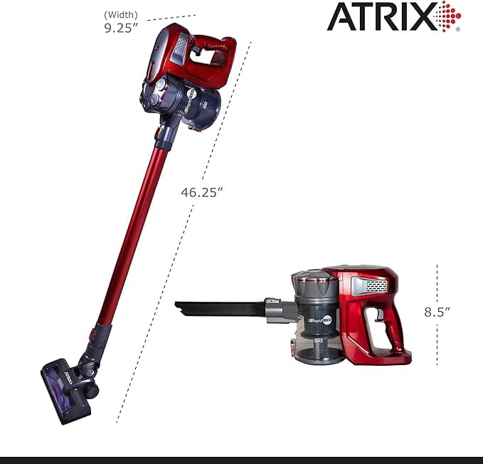 Atrix ACSV1 Rapid Red Cordless Stick Vacuum Red - Image 3