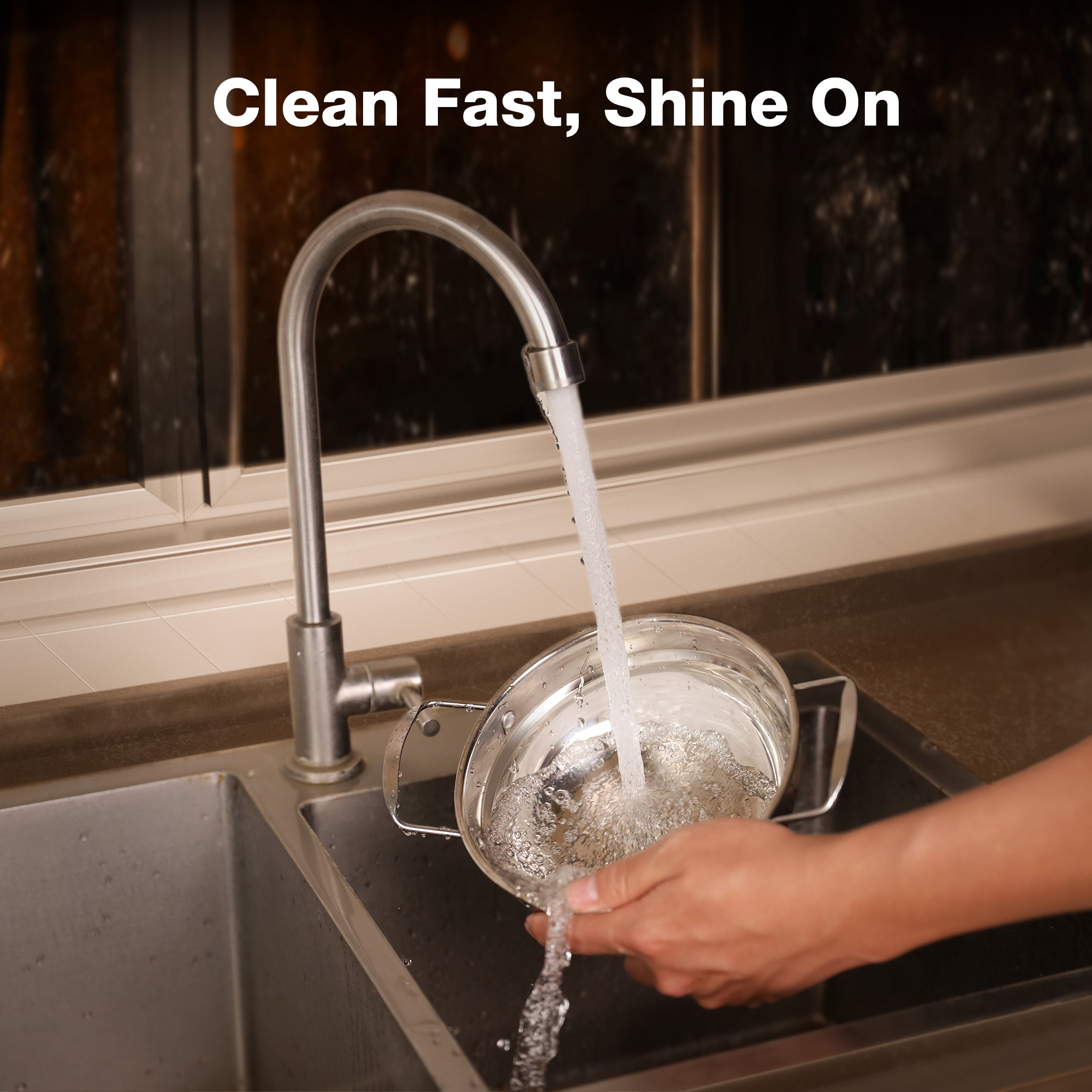 WARMOUNTS Chafing Dish Buffet Set, 4 Pack 1-Quart Round Buffet Chafe Warmer Set, 410 Stainless Steel Chafing Dish Buffet Food Warmer with Glass Lid & Holder - Image 2