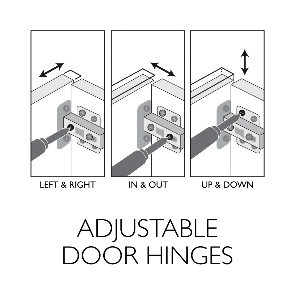 Design House Brookings Solid Wood Ready to Assemble 15"W x 24"H x 12"D Tall Shaker Wall Kitchen Cabinet, White - Image 4