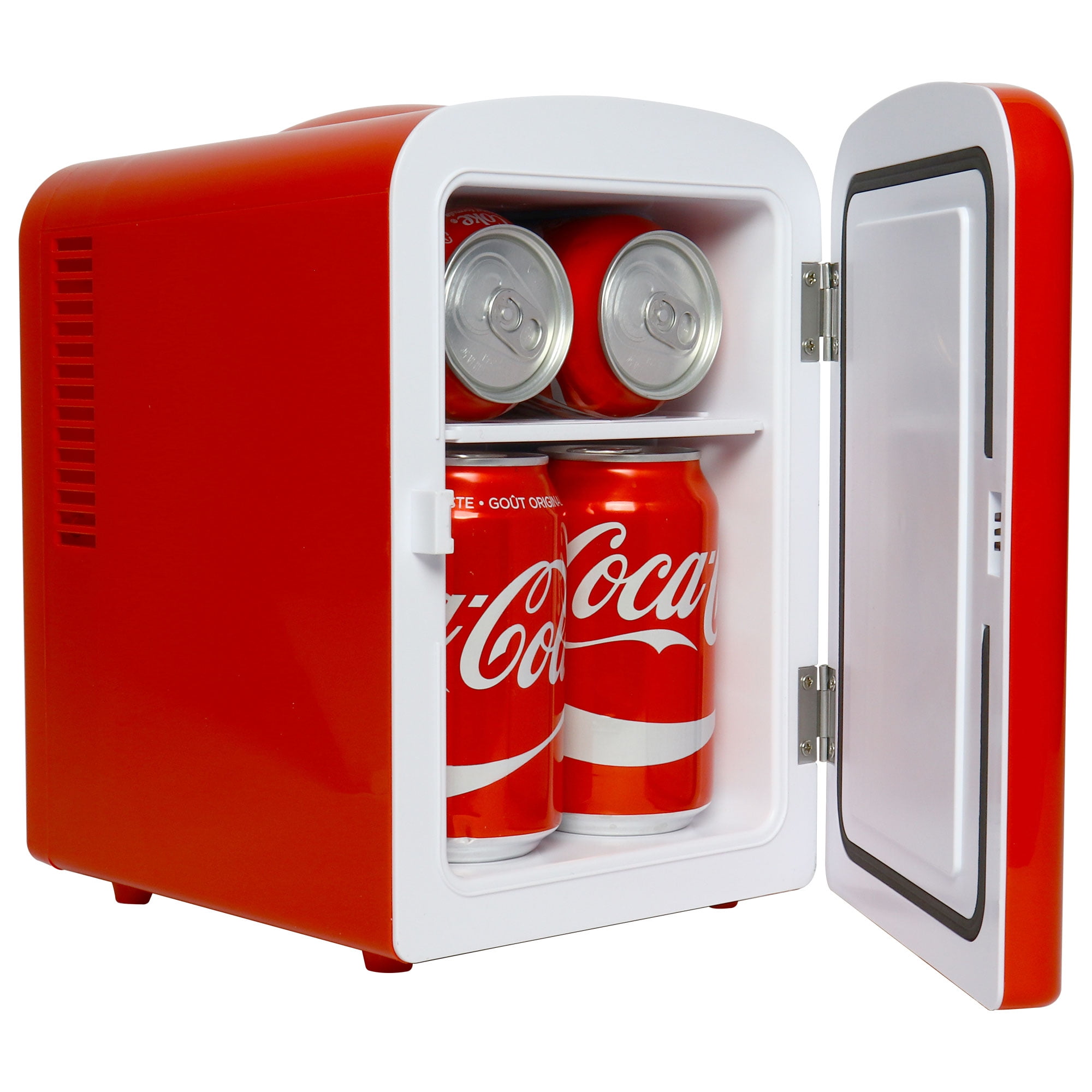 Coca‑Cola Classic Red 4L Mini Fridge Portable Mini Cooler and Refrigerator Perfect Portable Mini Cooler for Bedroom, Car and Office - Image 6